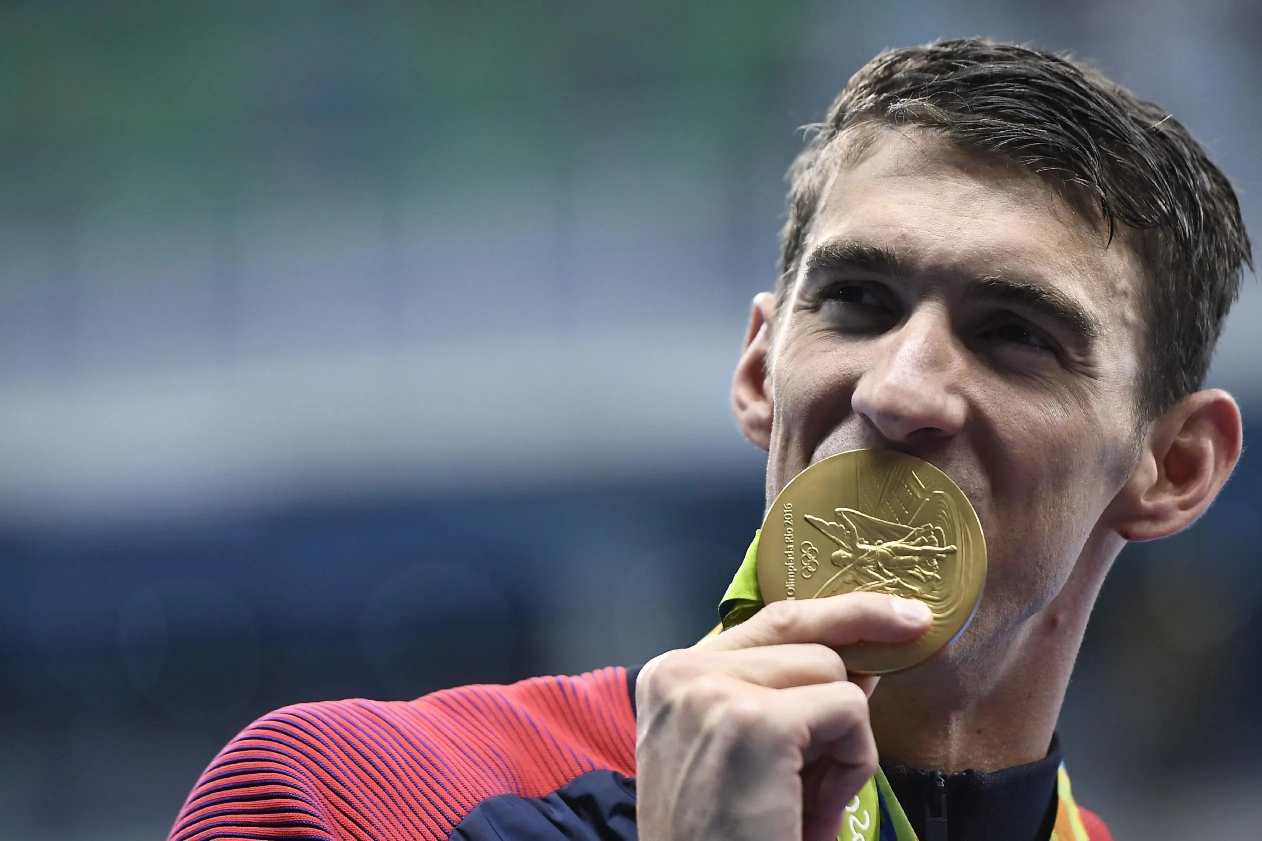 Michael Phelps Celebrating Victory Wallpaper