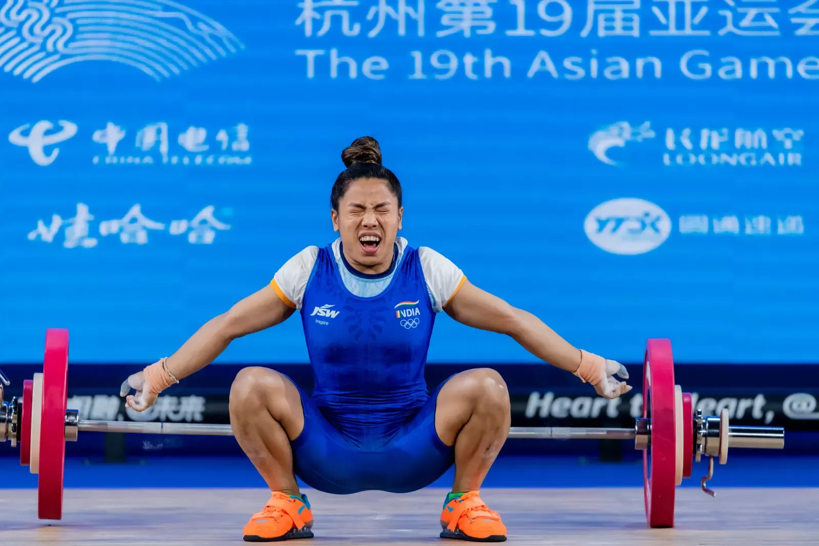 Mirabai Chanu Asian Games Lift