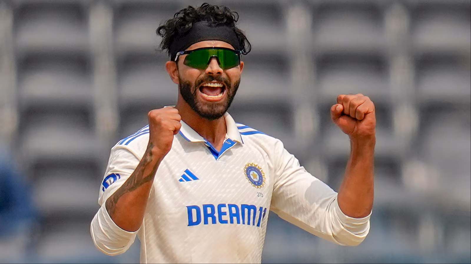 Jadeja celebrates team victory
