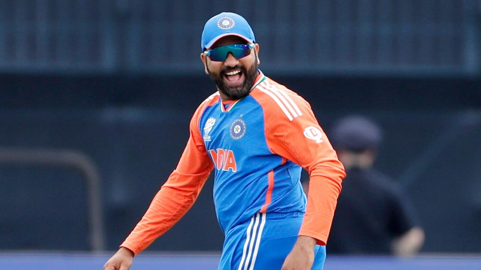 Rohit Sharma Hitting a Six