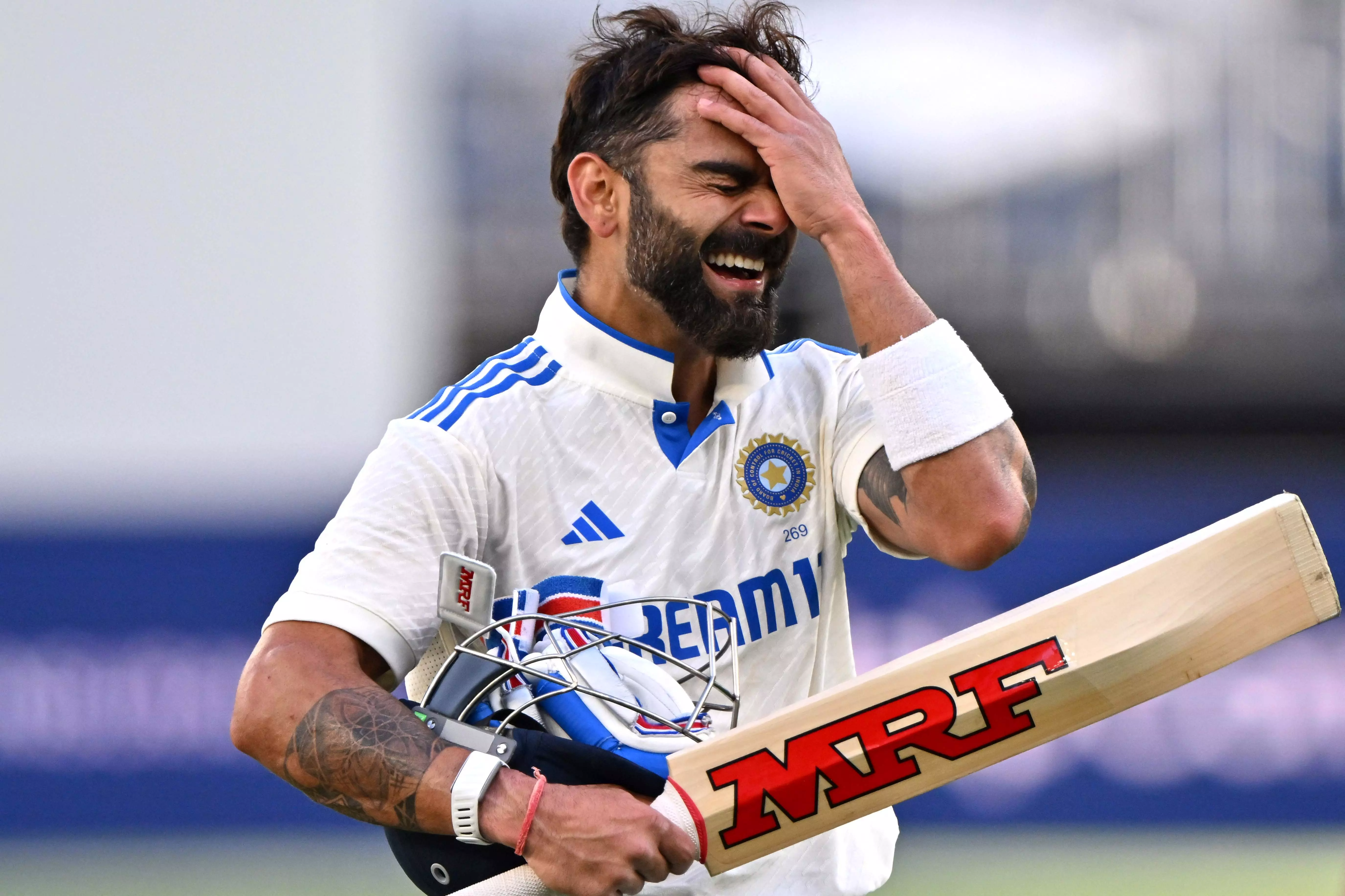 Virat Kohli Celebrates Test Century