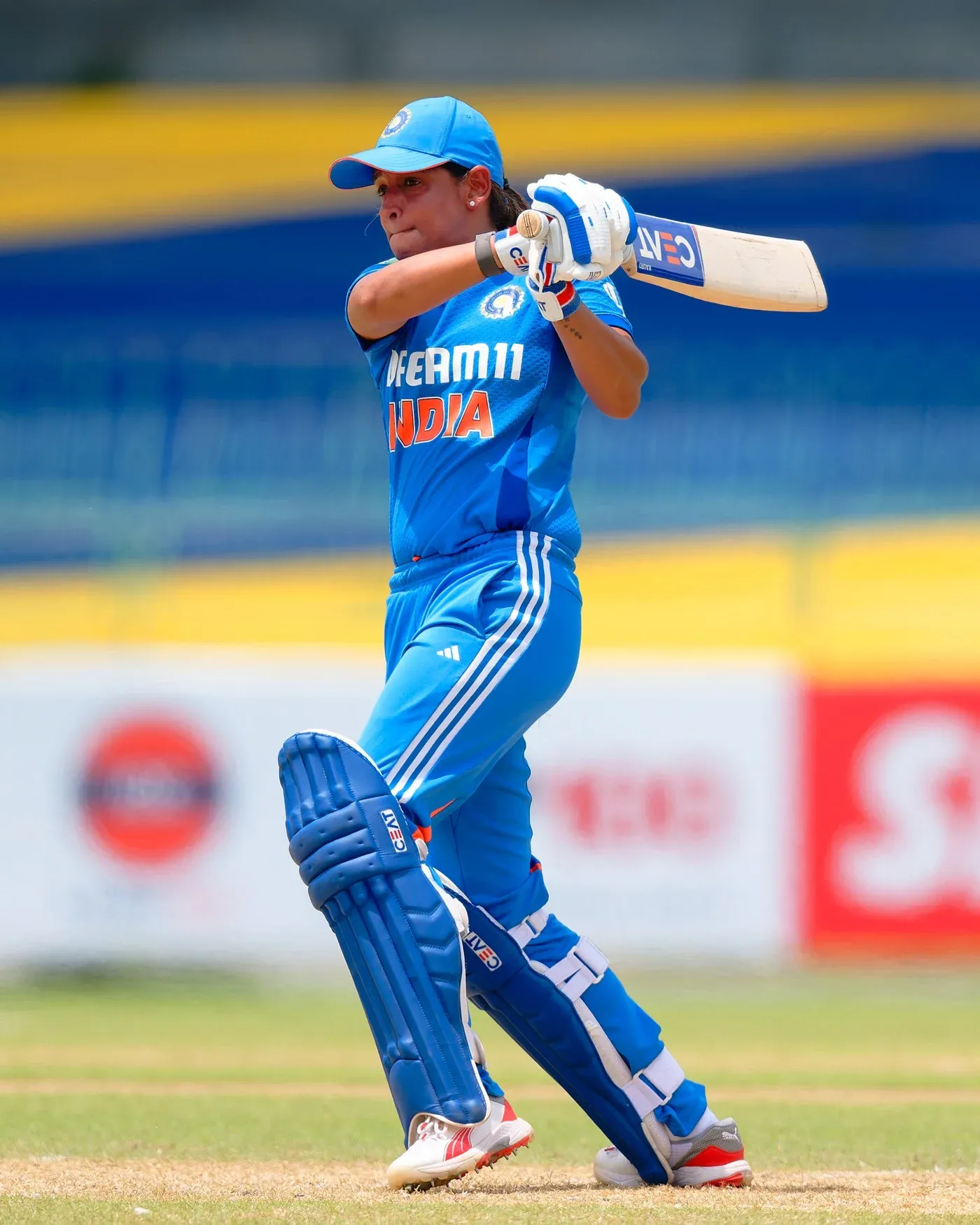 Harmanpreet Kaur Powerful Bat Swing