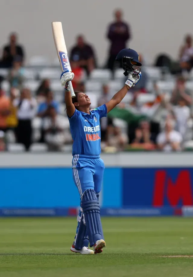 Harmanpreet Kaur Throwing the Ball