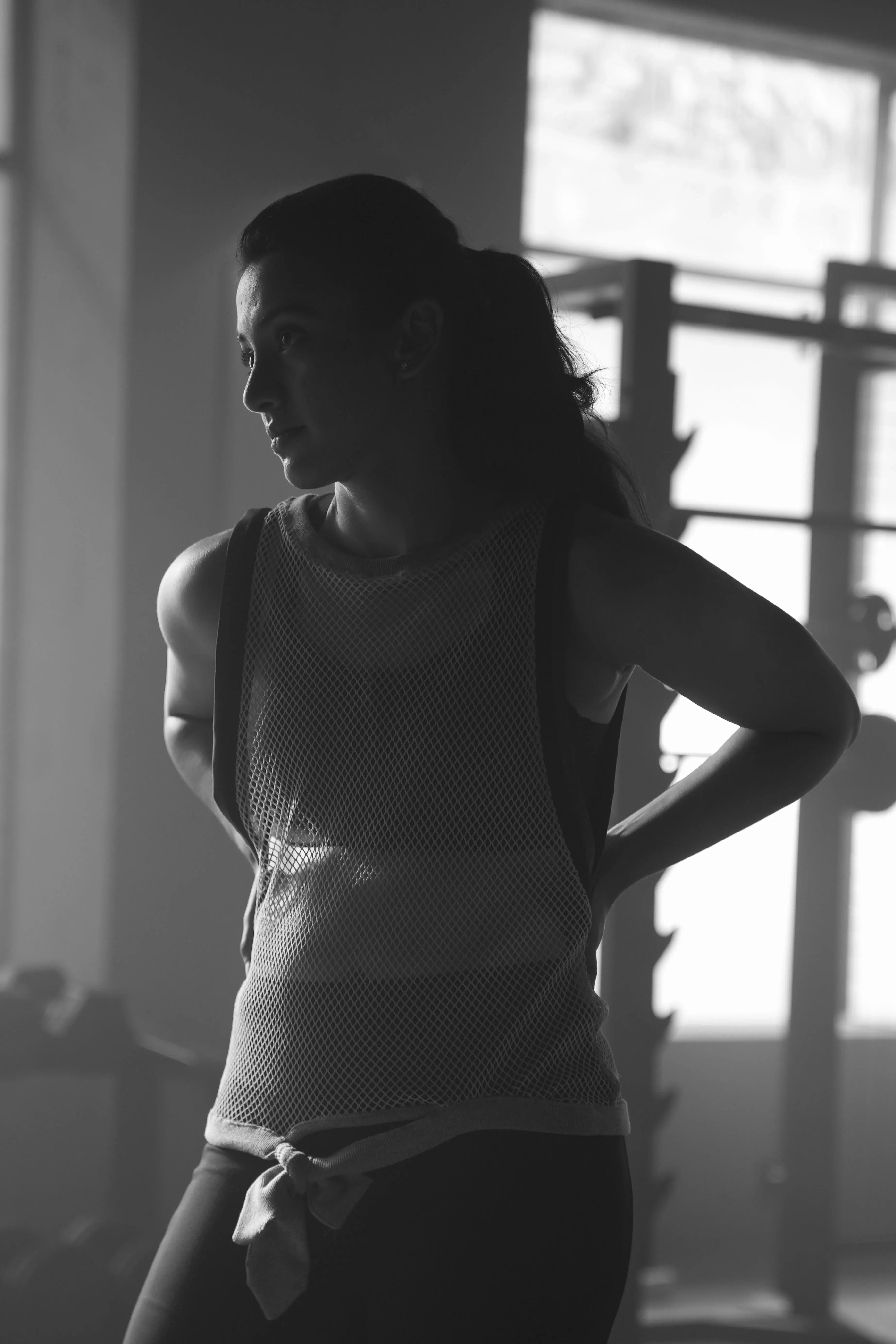 Smriti Mandhana Stretches and Prepares for Training