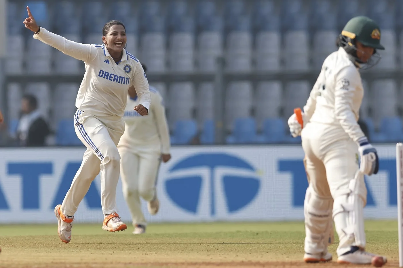 Sneh Rana Dominates With Wicket in Test Match