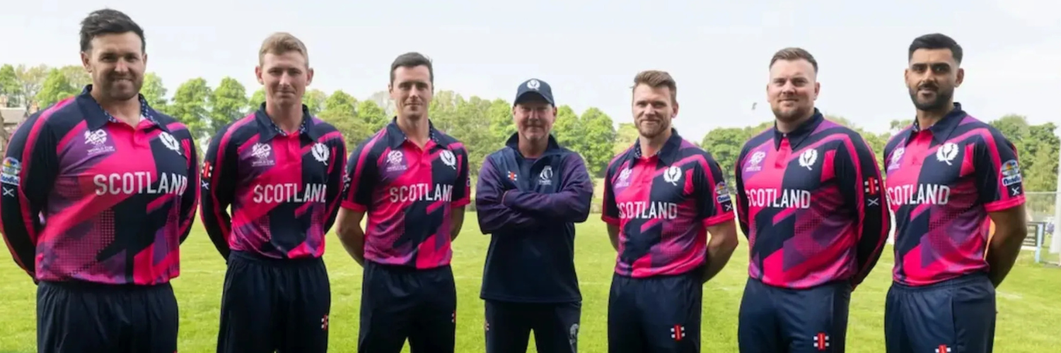 Scotland Men's Cricket Team Banner