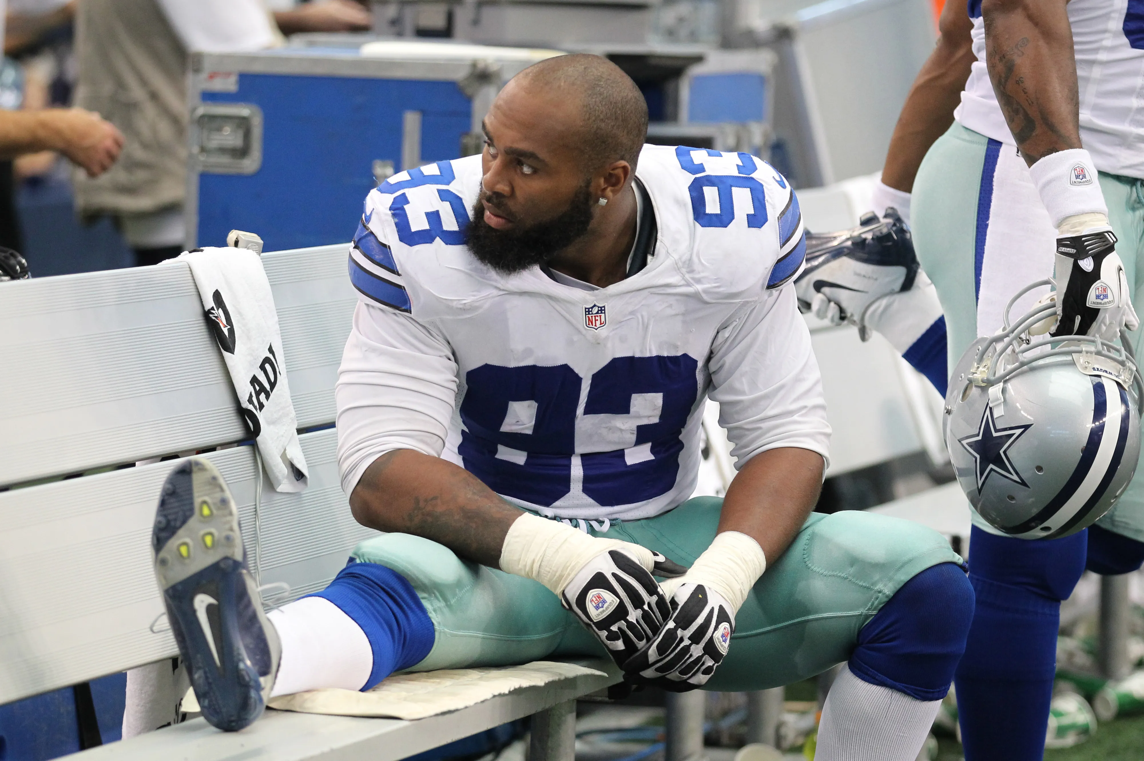 Anthony Spencer in Cowboys Gear