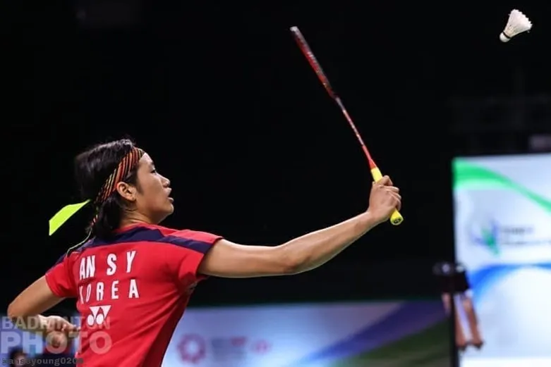 An Se Young Focused During Match Play