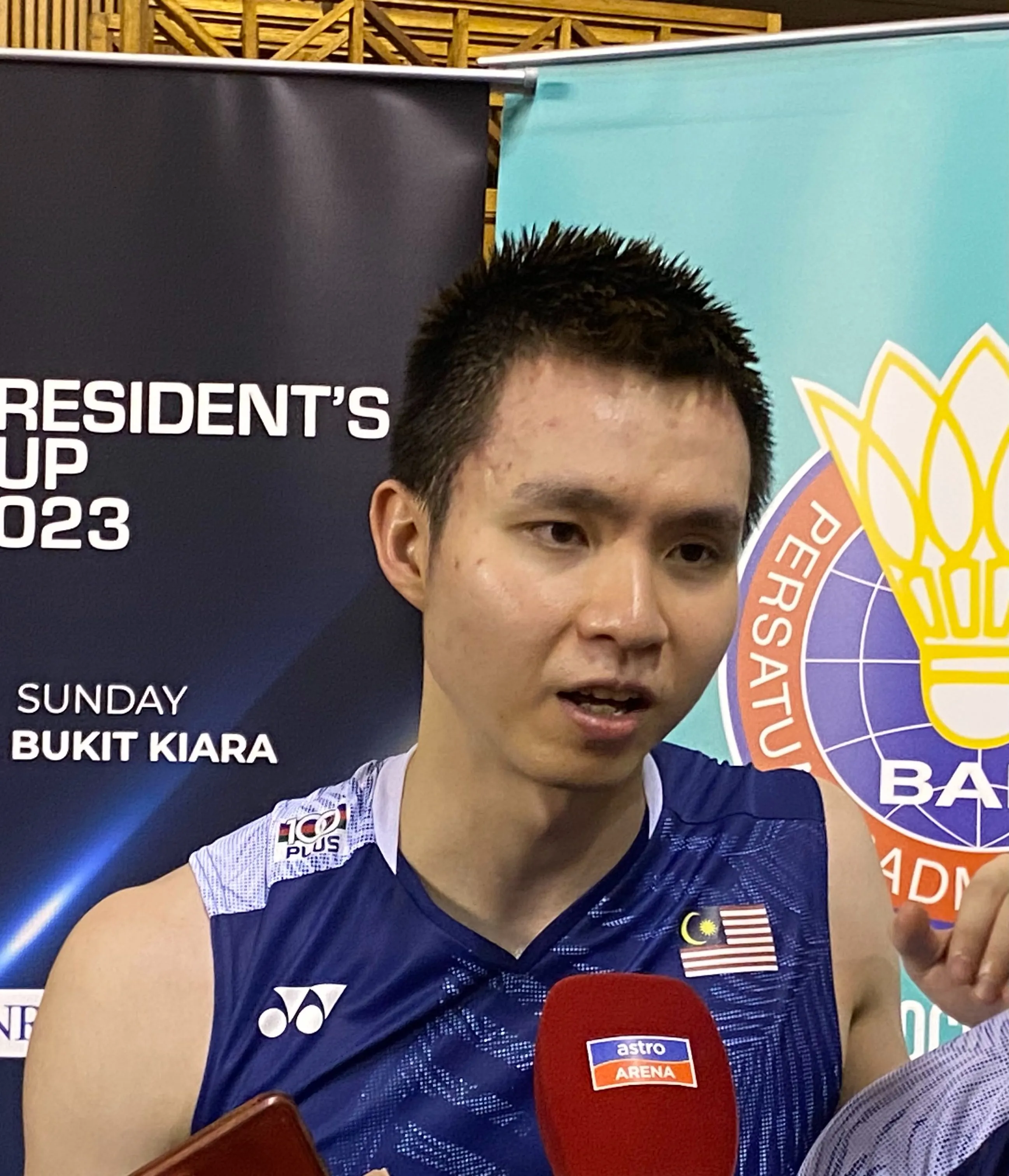 Soh Wooi Yik Focused During Match Interview