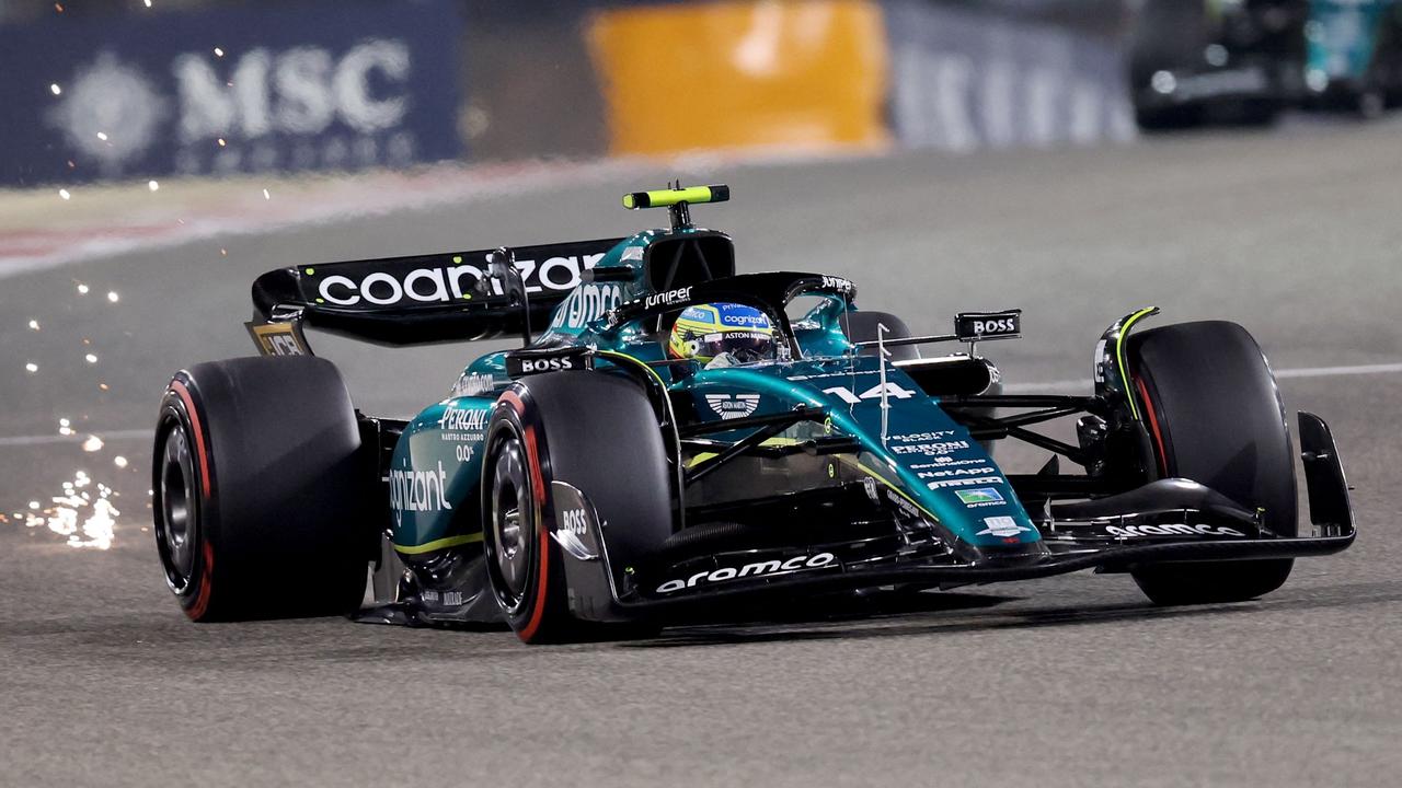 Fernando Alonso Racing Close-up