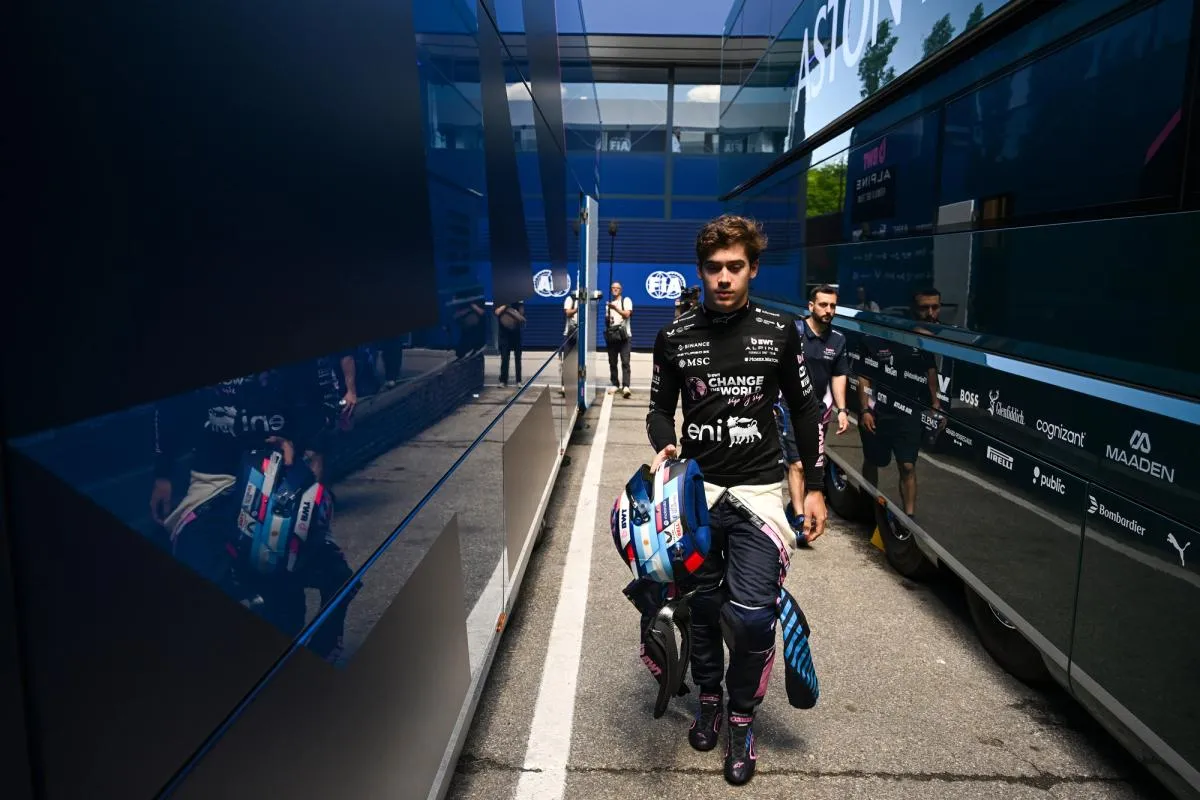 Franco Colapinto Walking Through the Paddock