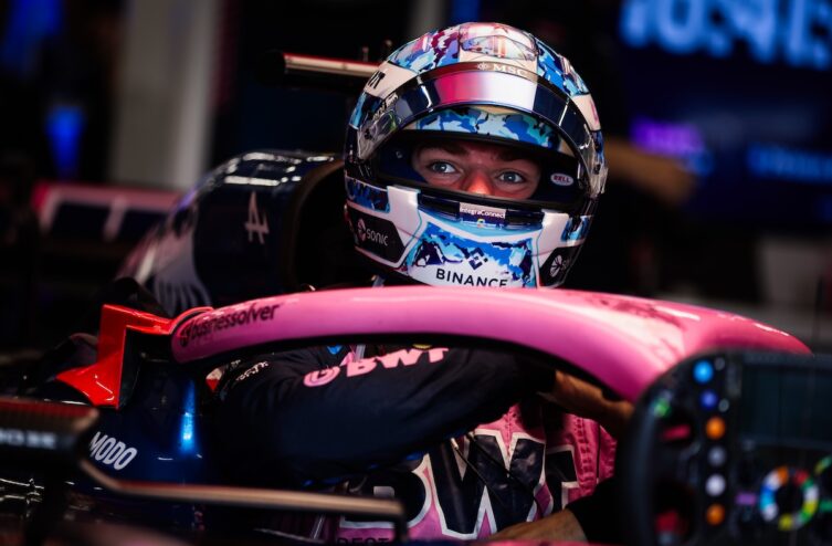 Pierre Gasly Preparing in Cockpit