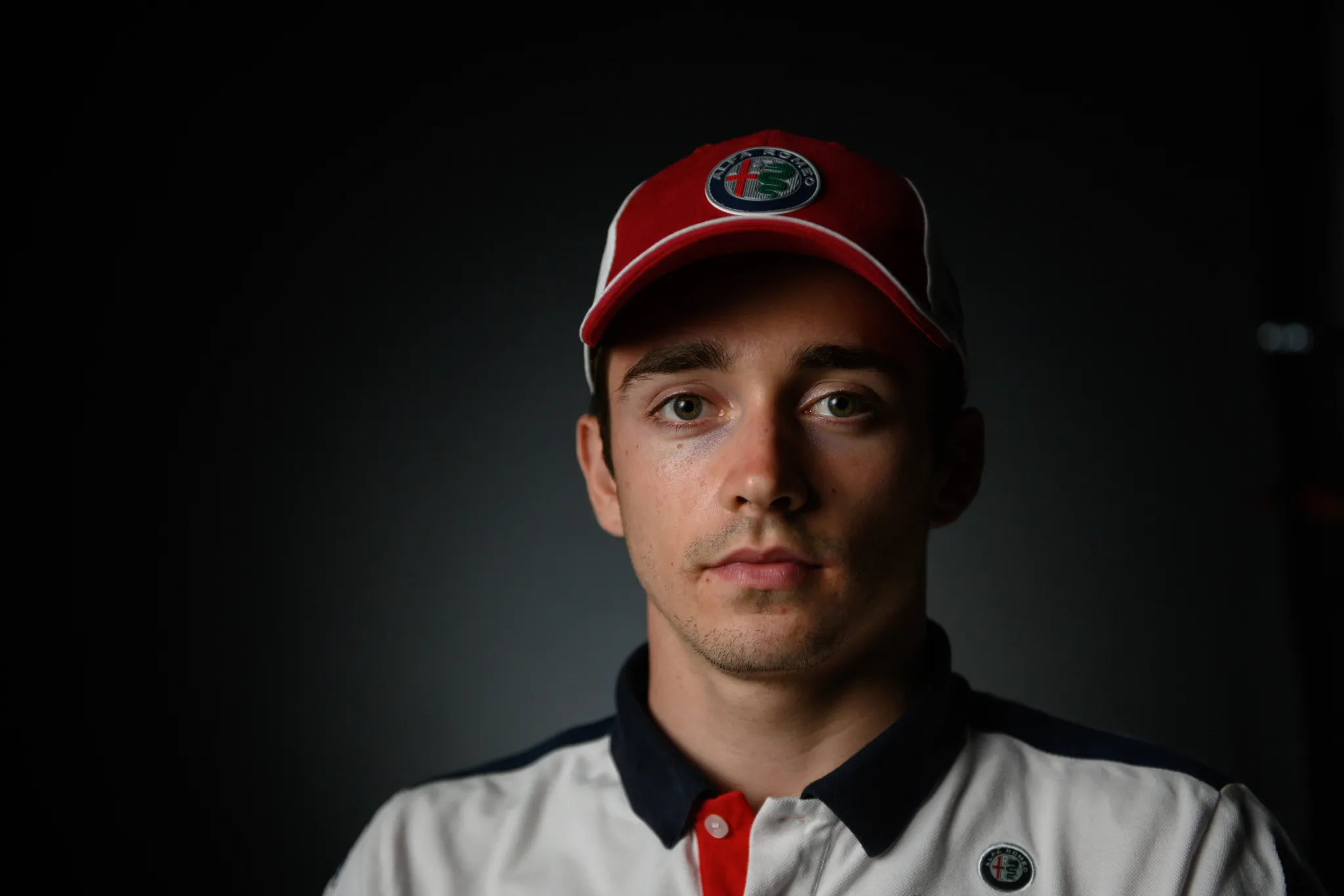 Charles Leclerc with Cap