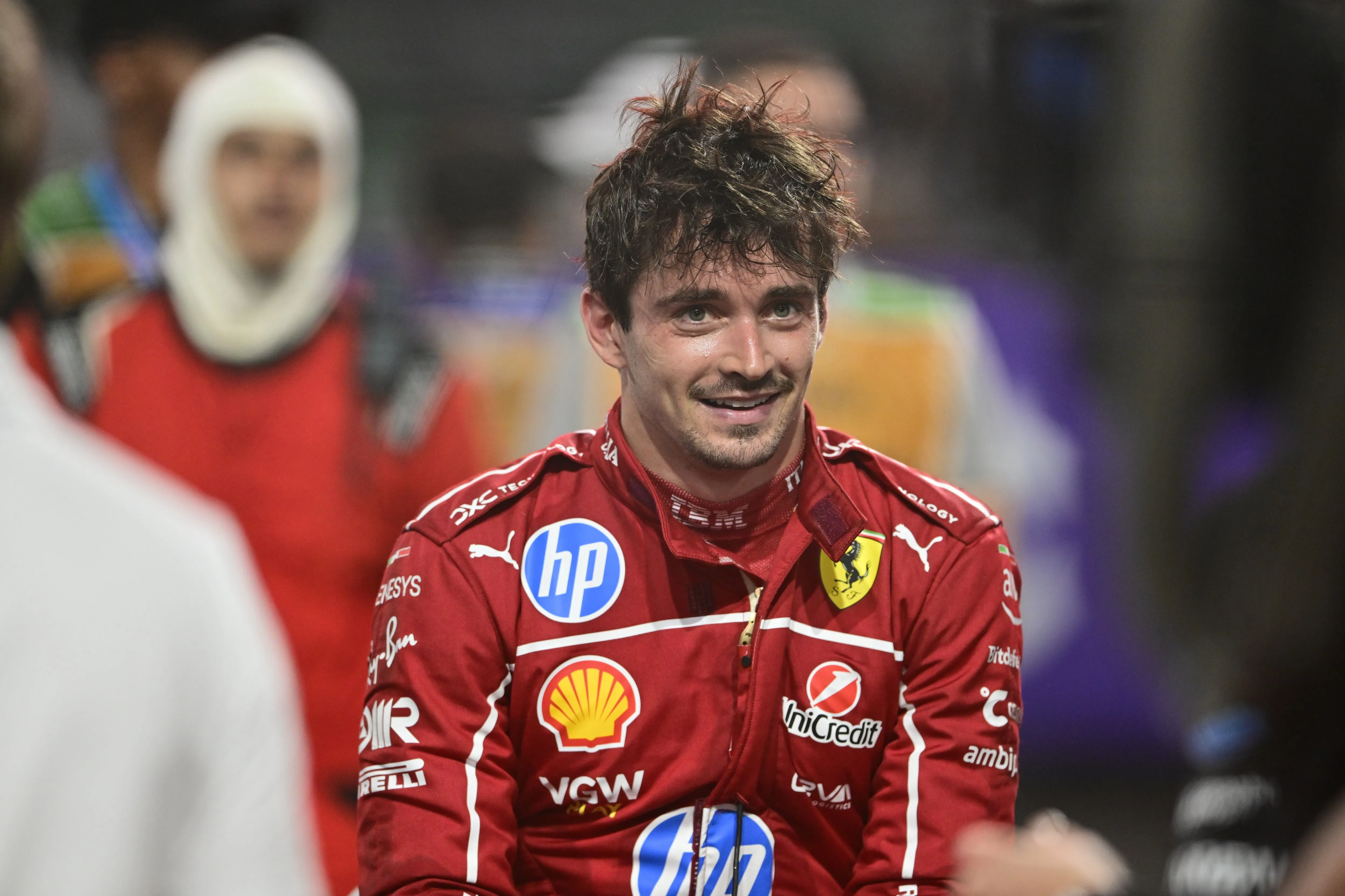 Charles Leclerc with Team