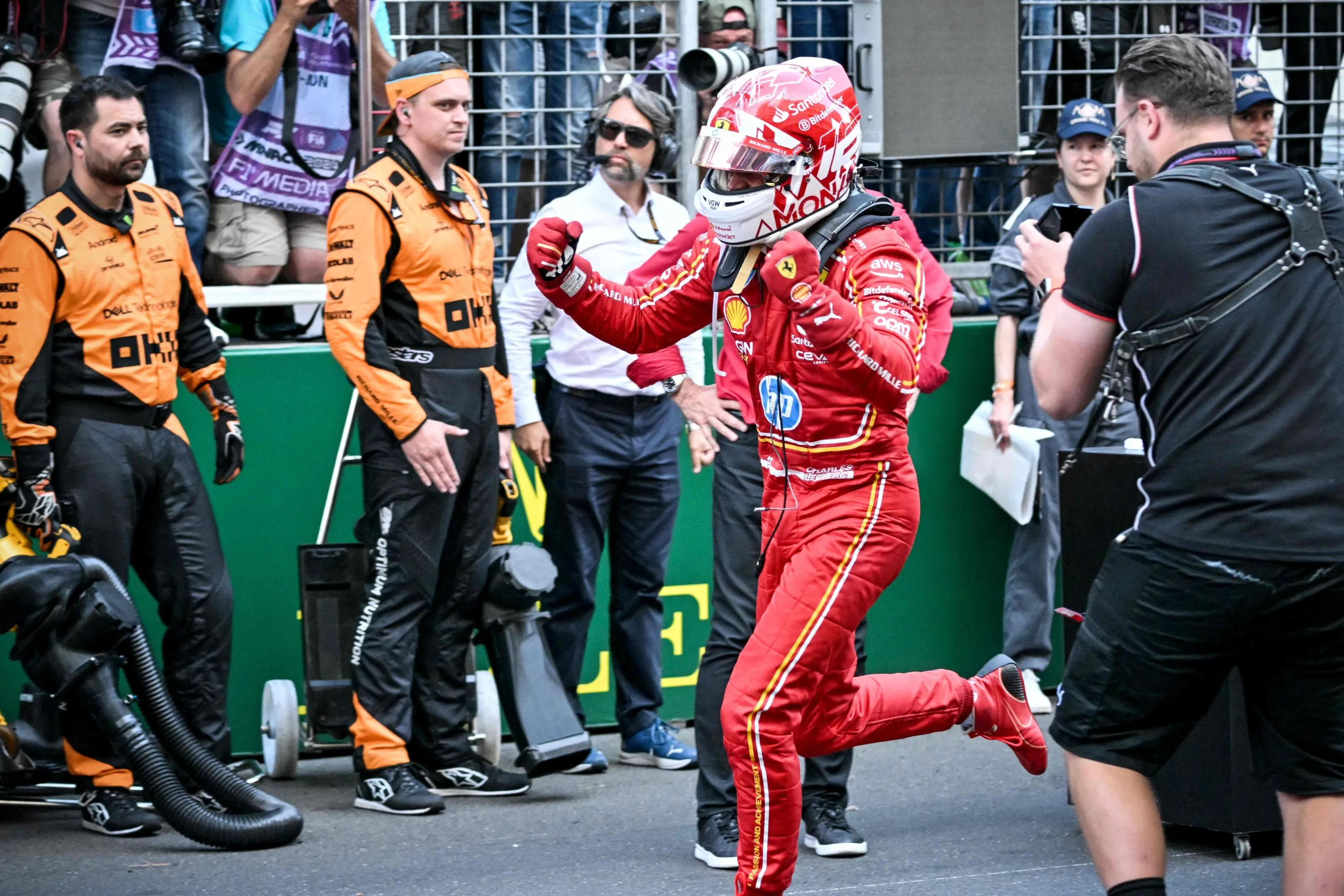 Charles Leclerc with Racing Team