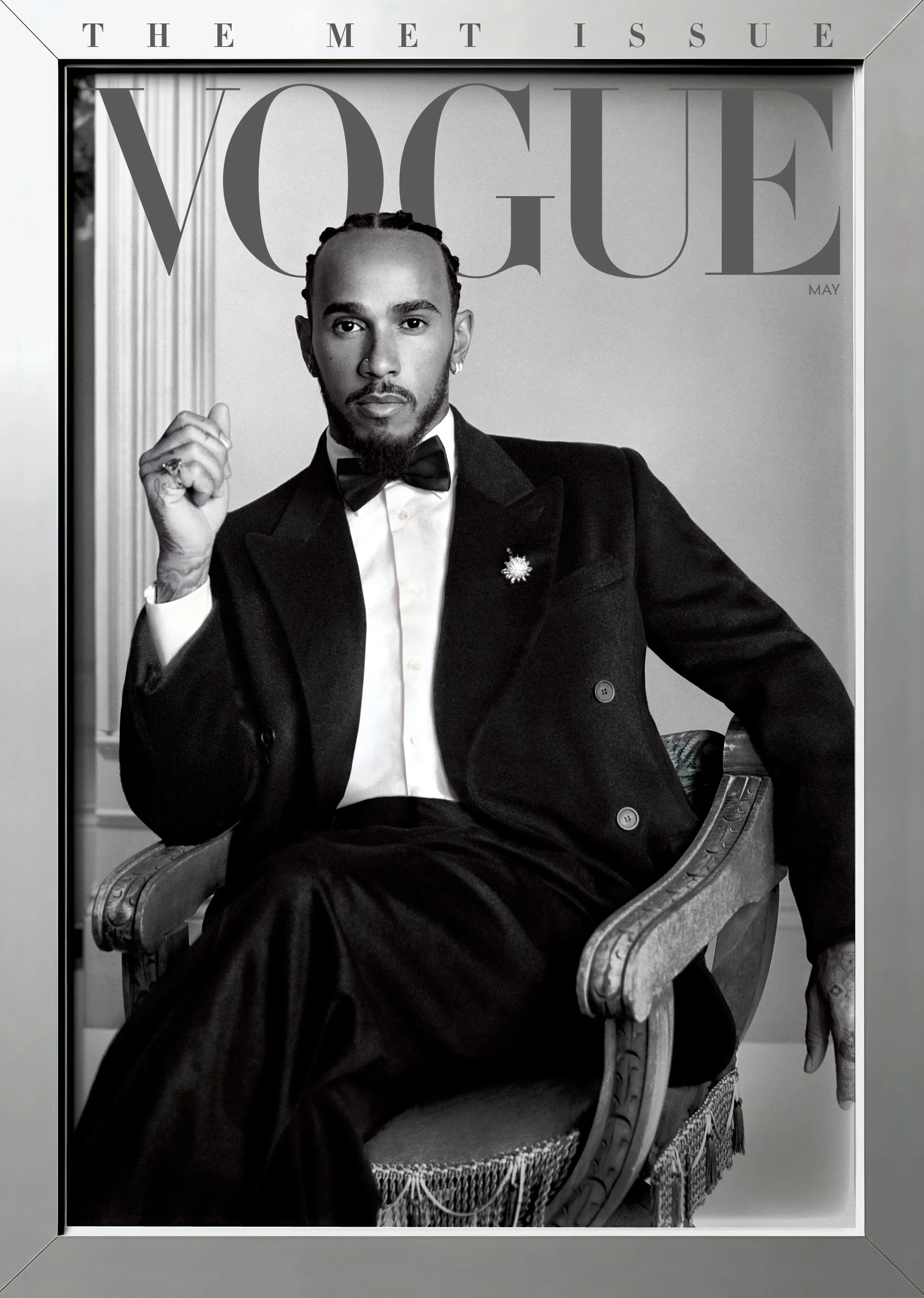 Lewis Hamilton on Vogue Cover