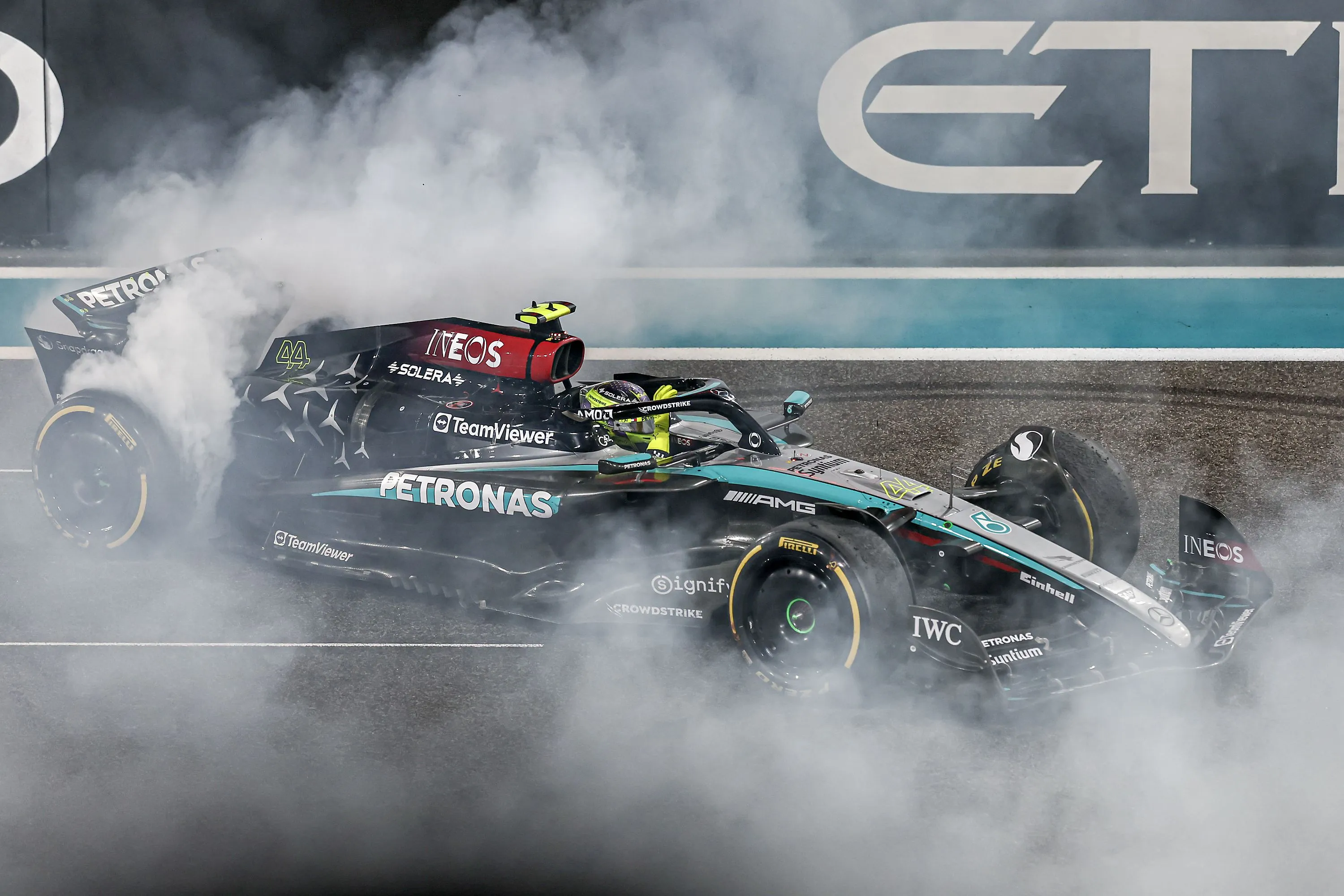 Lewis Hamilton Racing Action