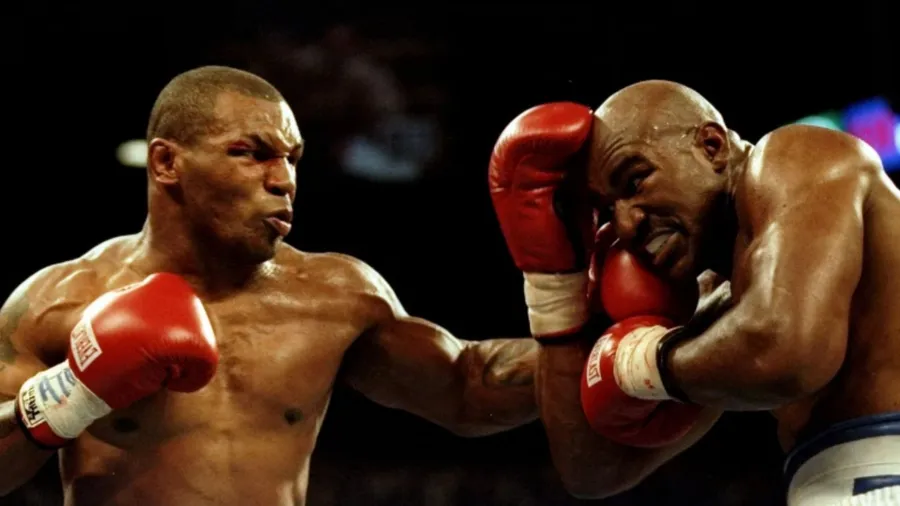 Mike Tyson vs Opponent in Action