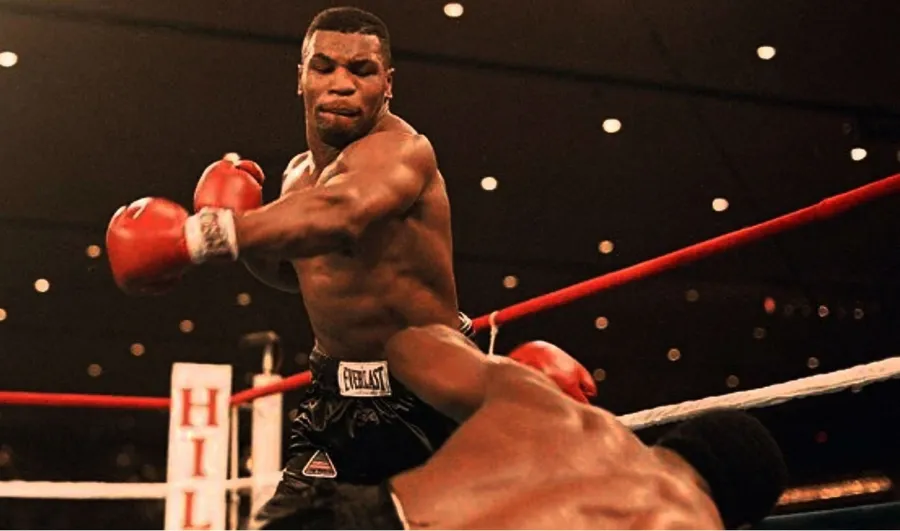 Tyson Hits Hard