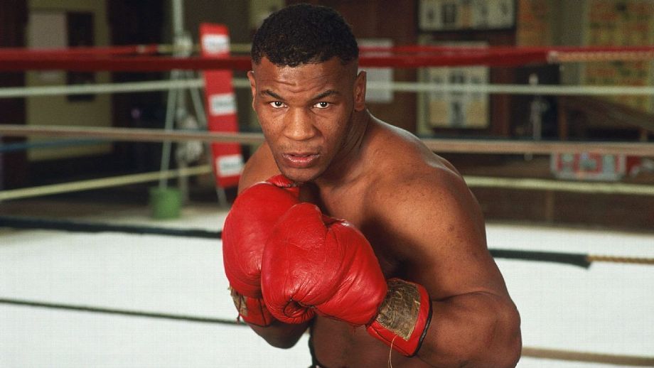 Young Mike Tyson in Training
