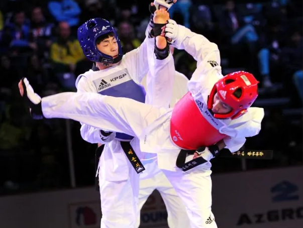 Bae Jun-seo Taekwondo Match Intensity