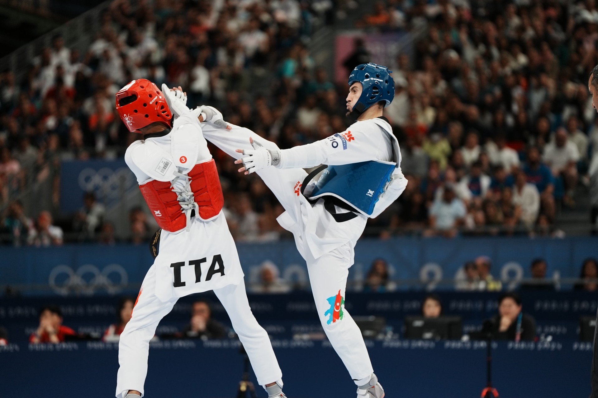 High Kick Against Opponent