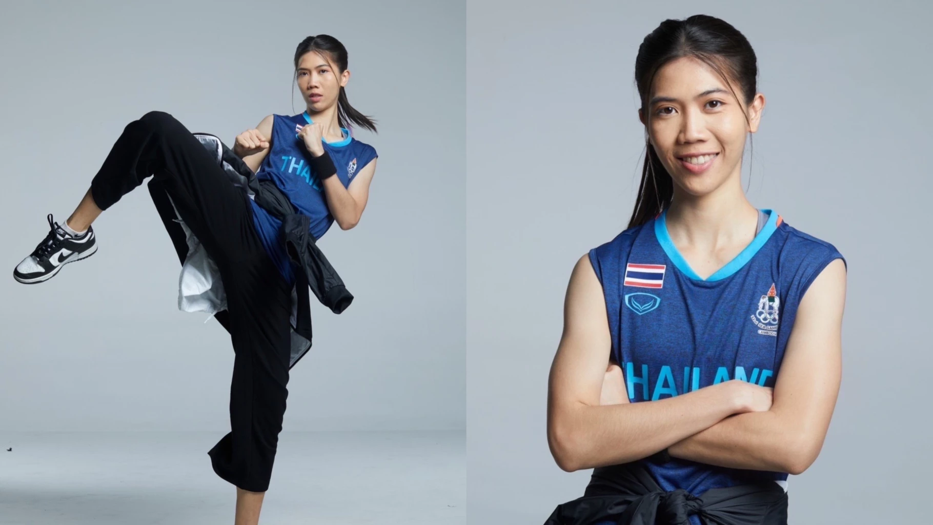 Panipak Wongpattanakit Poses in Training Gear