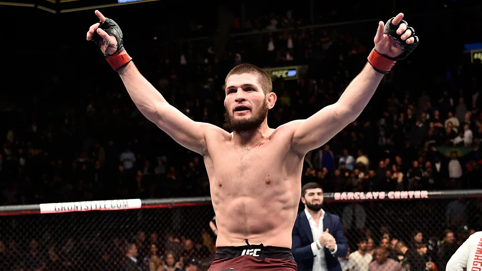 Khabib in Action Grappling Dominance