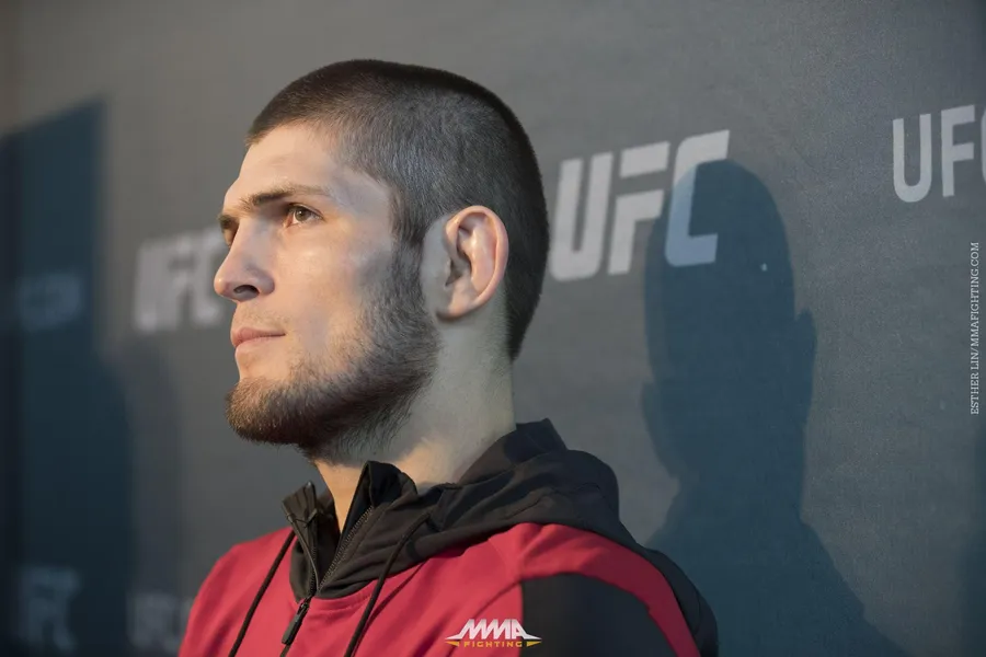 Khabib in the Press Conference