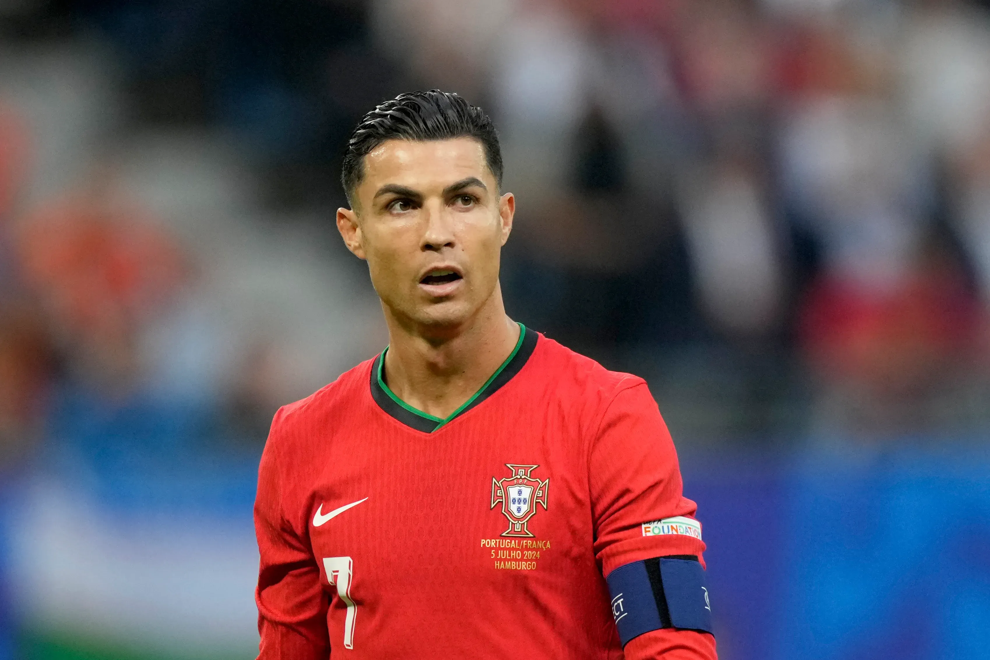 Cristiano Ronaldo in Portugal Kit