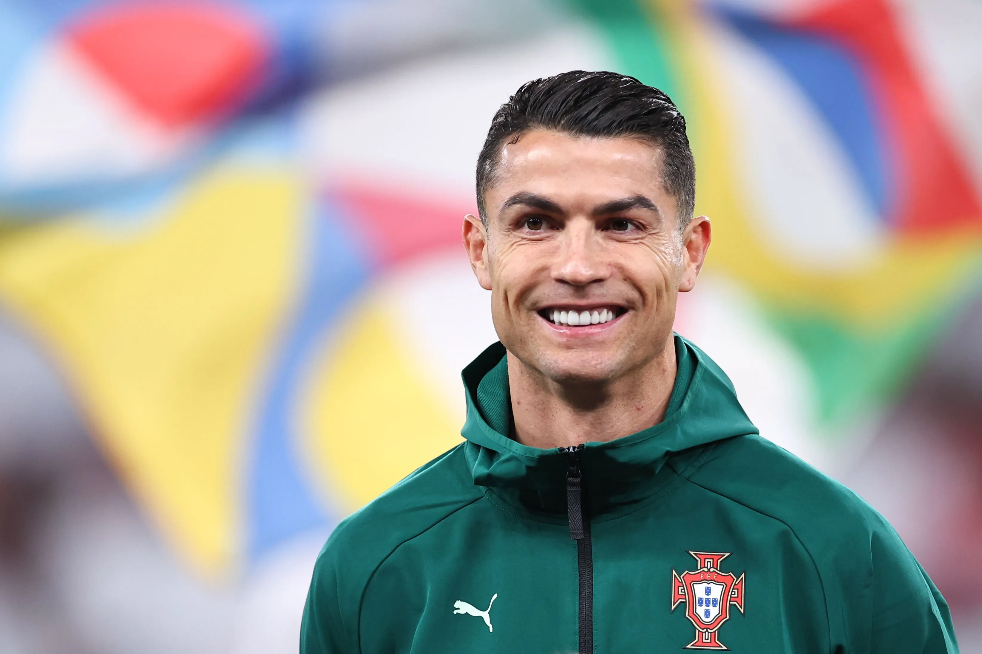 Cristiano Ronaldo Smiling Portrait