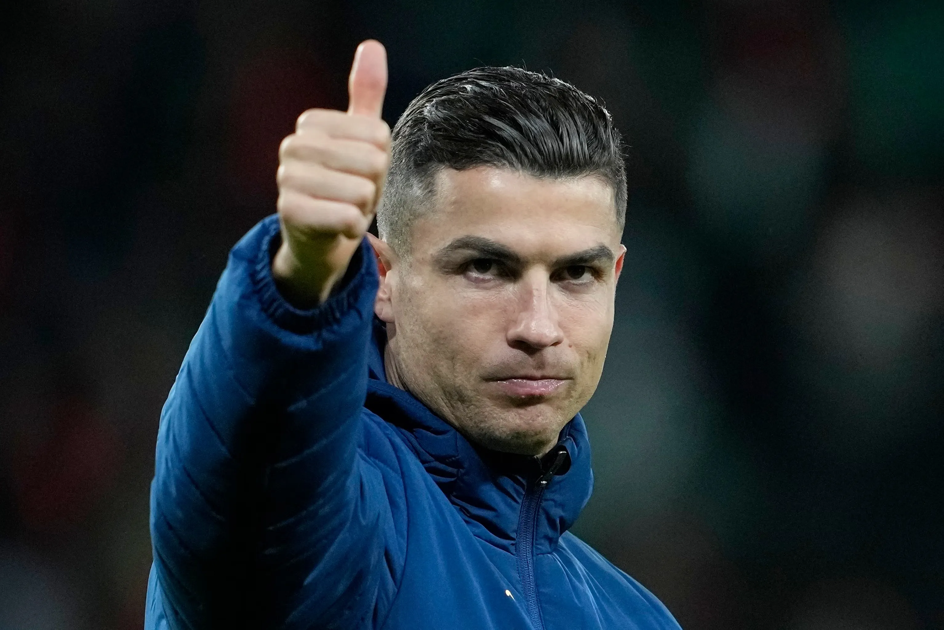 Cristiano Ronaldo Giving Thumbs-Up