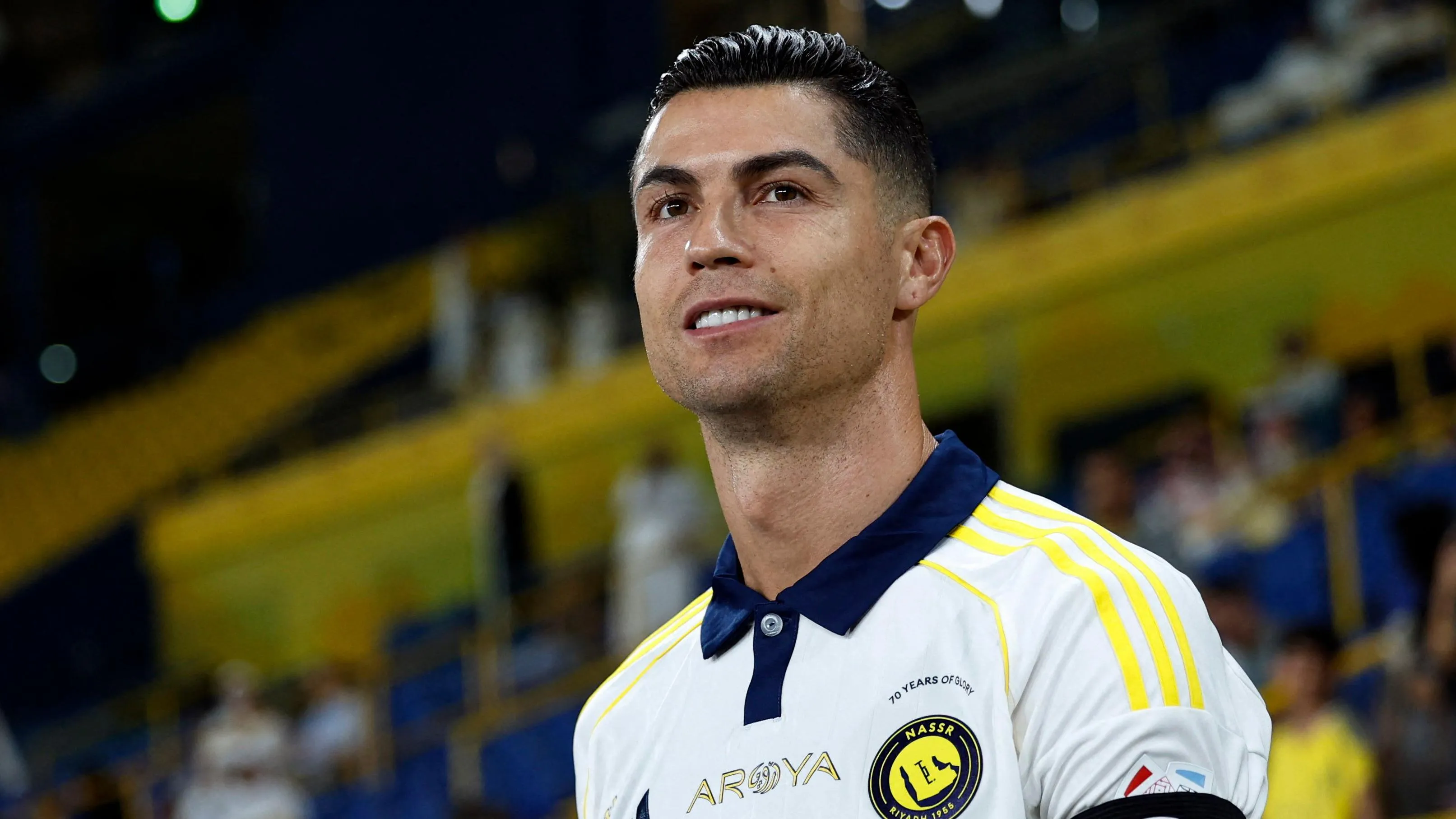 Cristiano Ronaldo in Yellow Kit