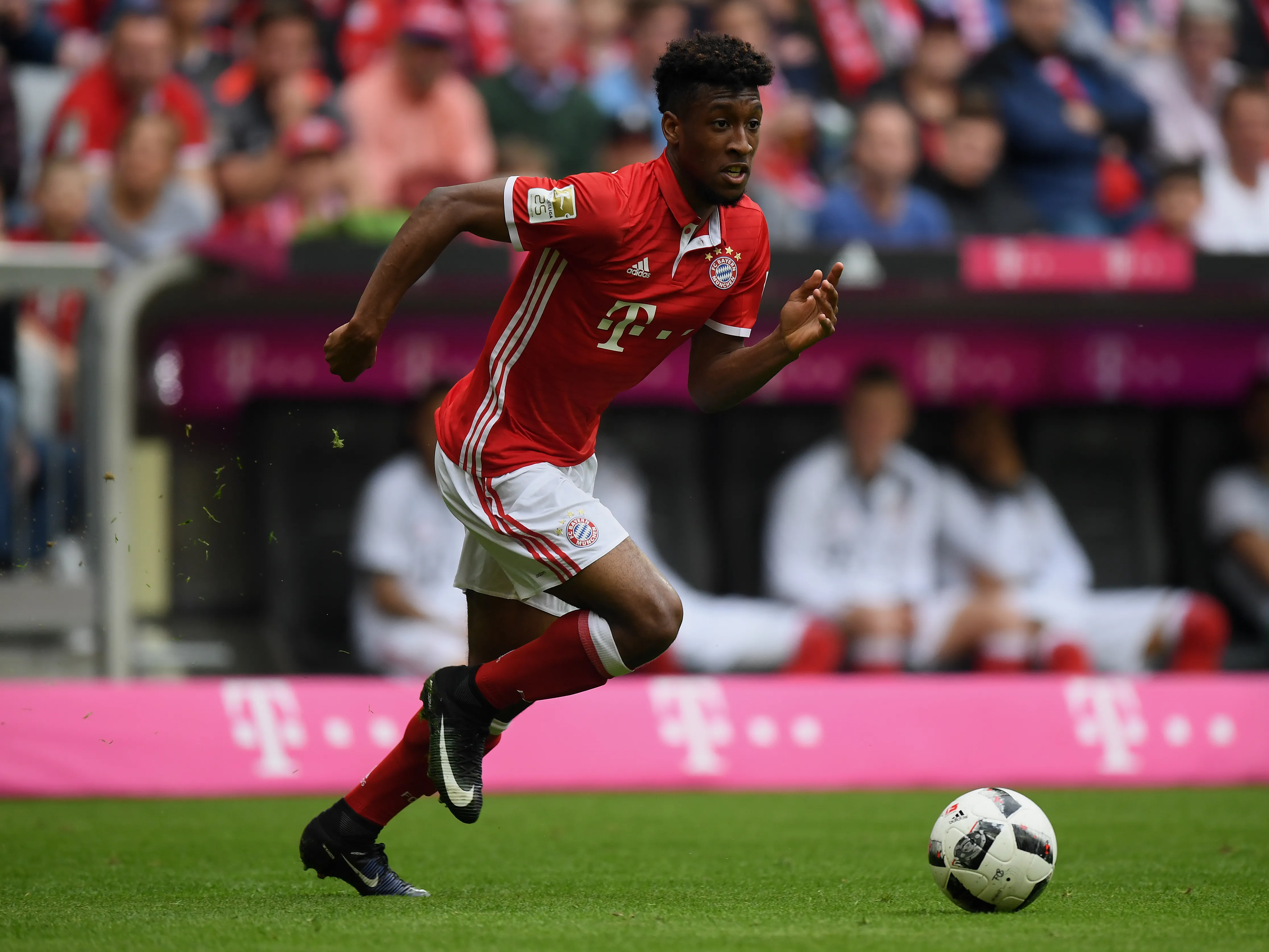 Kingsley Coman Sprinting in Action