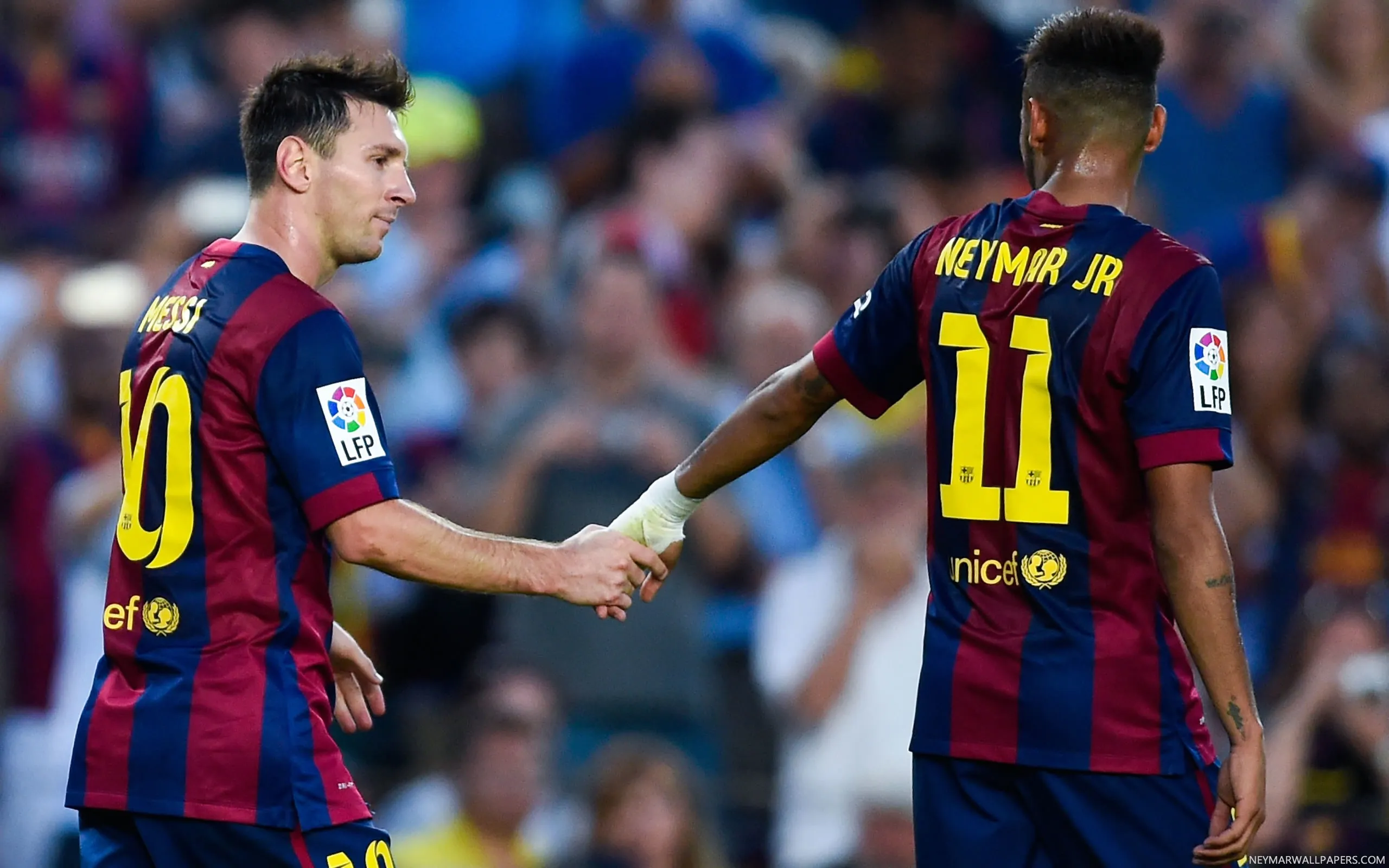 Neymar Jr and Lionel Messi -Barcelona Duo
