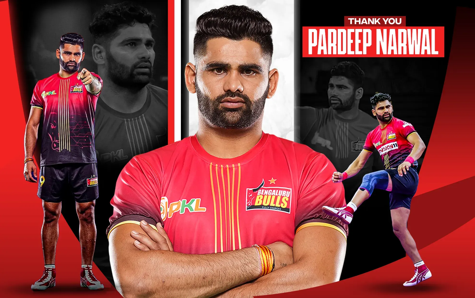 Pardeep Narwal Promotional Kabaddi Poster