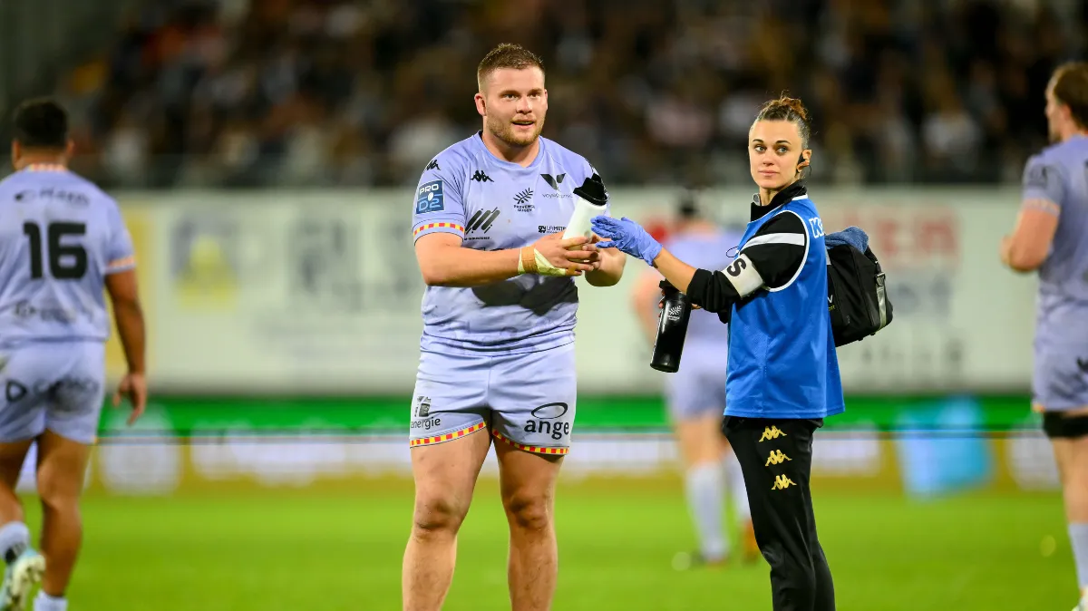 Paul Mallez Prepares for Rugby Match Training Session