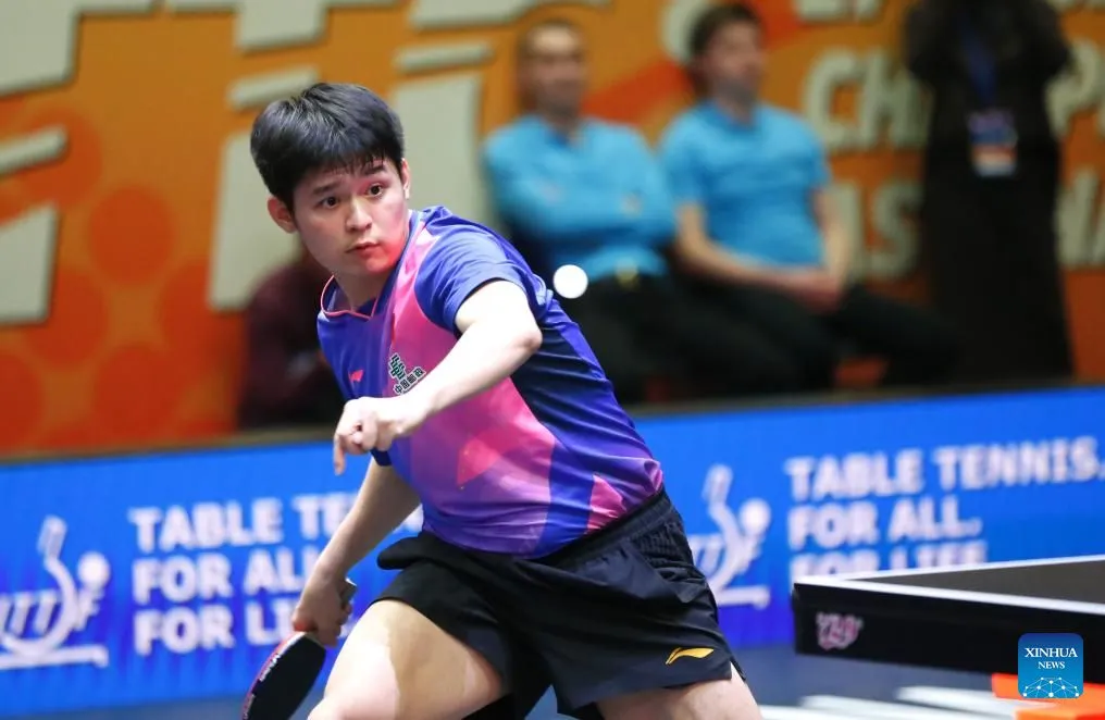 Lin Shidong Focused During Tournament Play