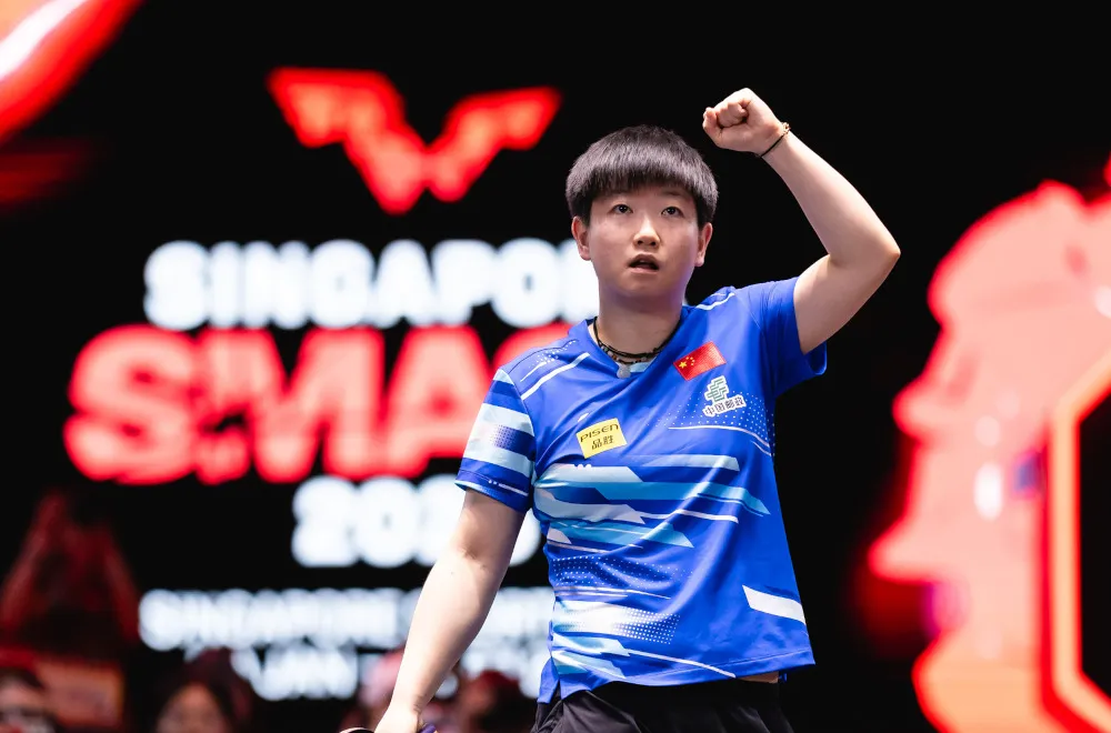Sun Yingsha Featured in Match Introduction Display