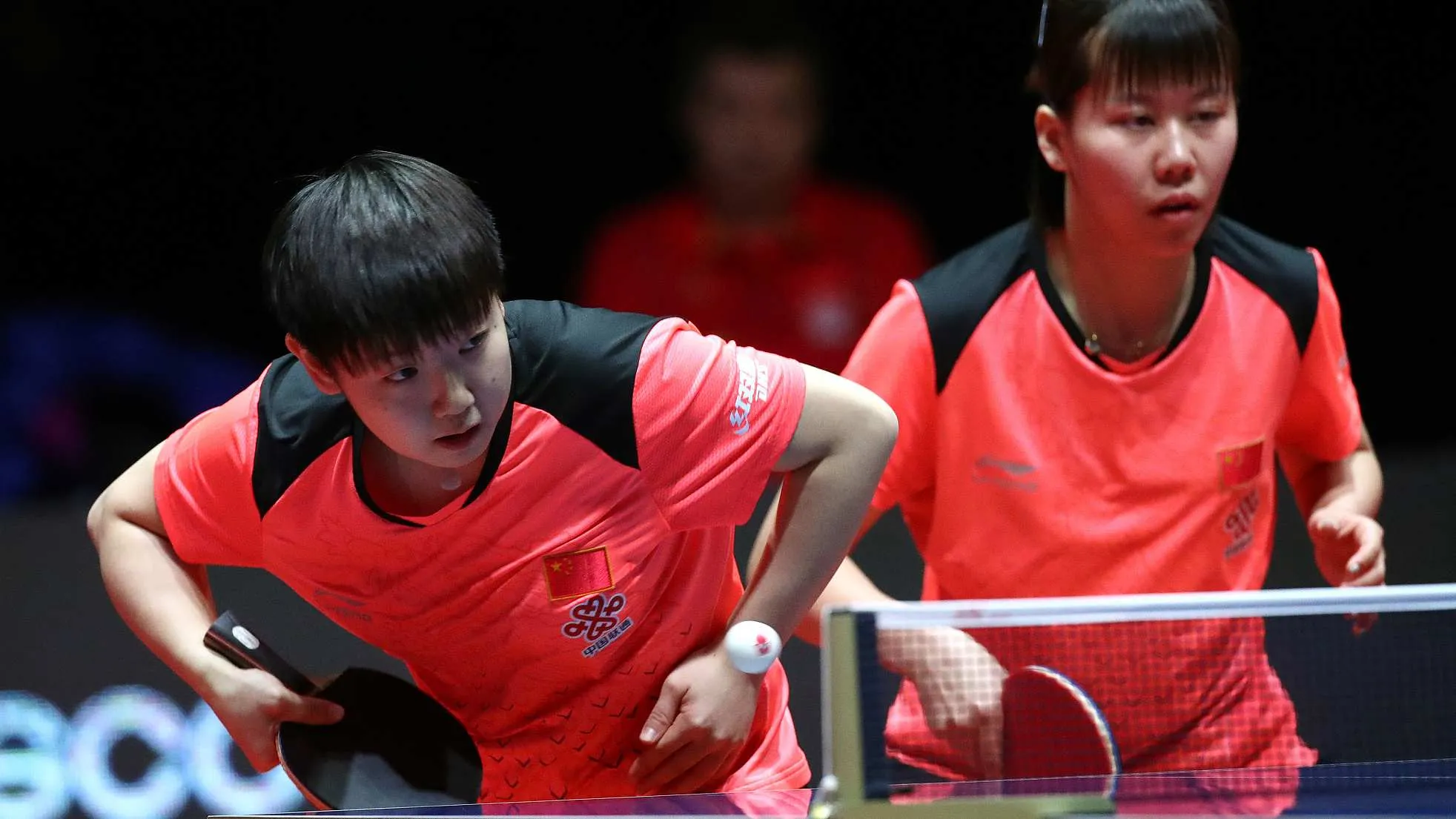 Tomokazu Harimoto Competes in Doubles Match