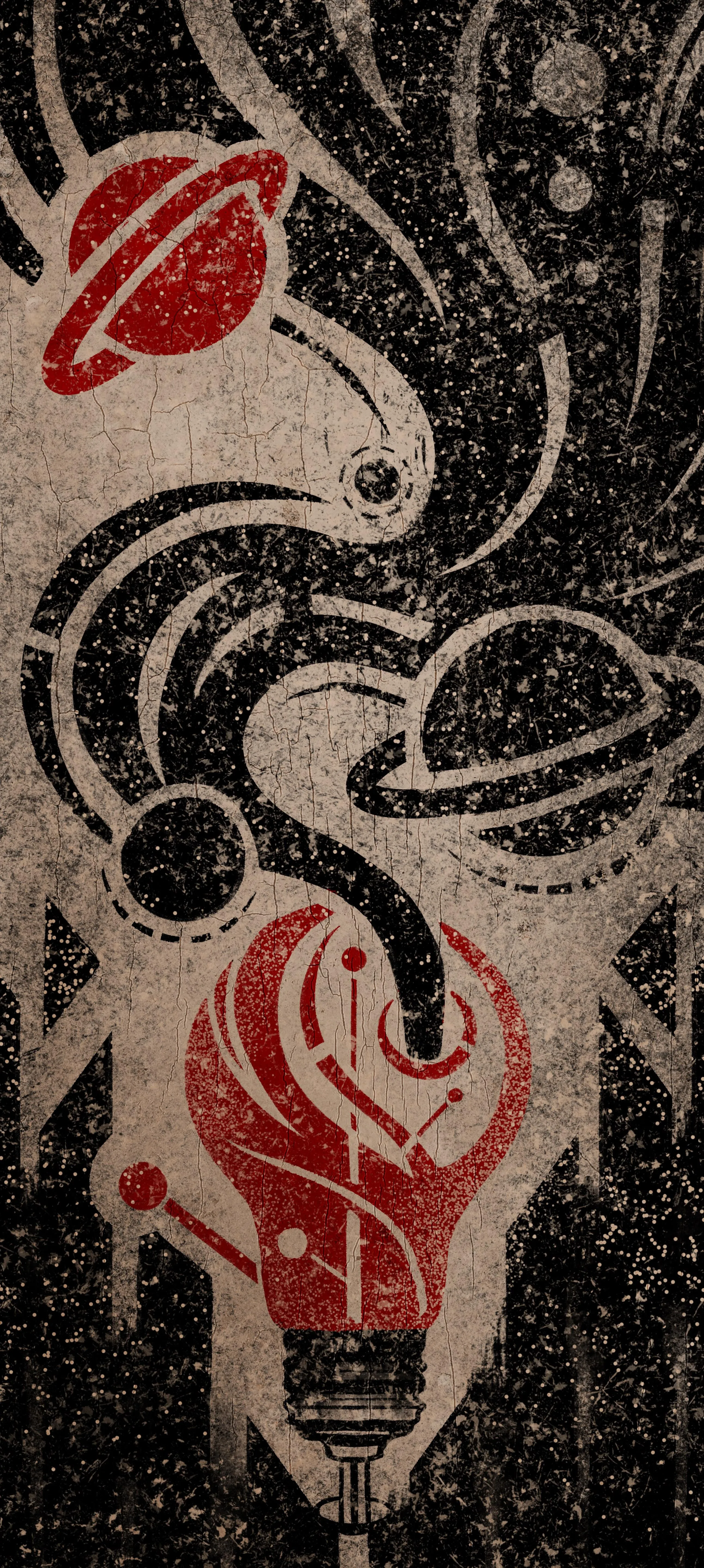 Abstract Artistic Design with Creative Pattern Elements