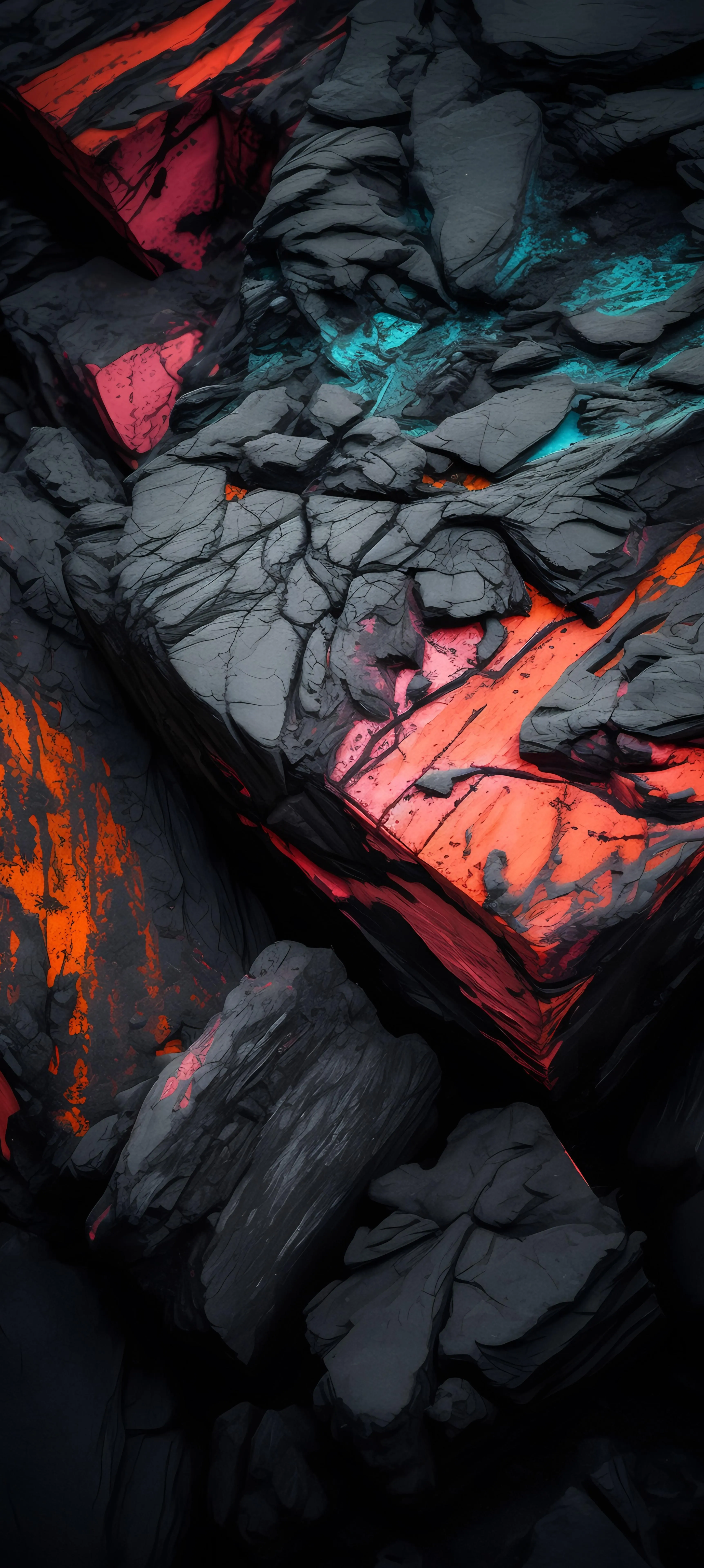 Abstract Black and Red Textured Design Background HD