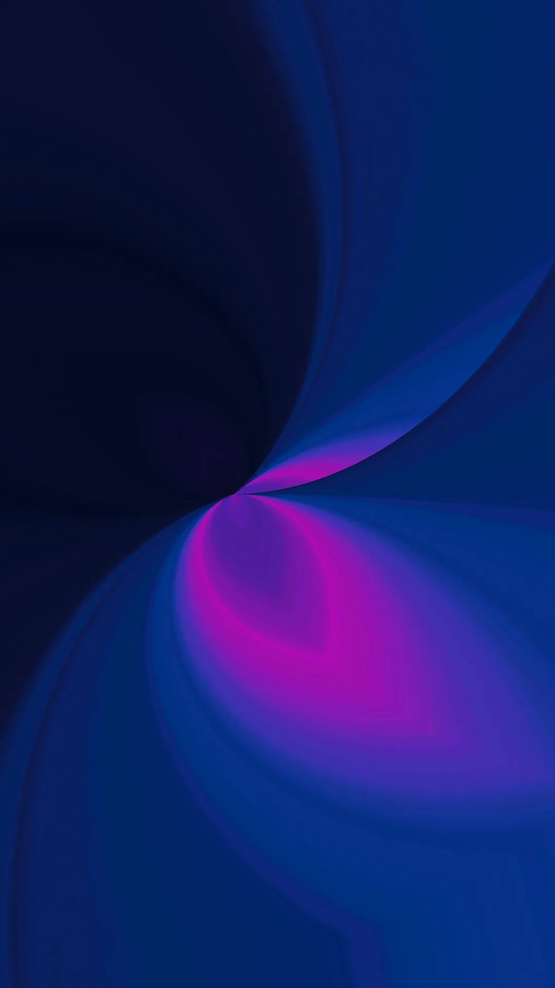 Abstract Blue and Purple Flowing Gradient Design Wallpaper