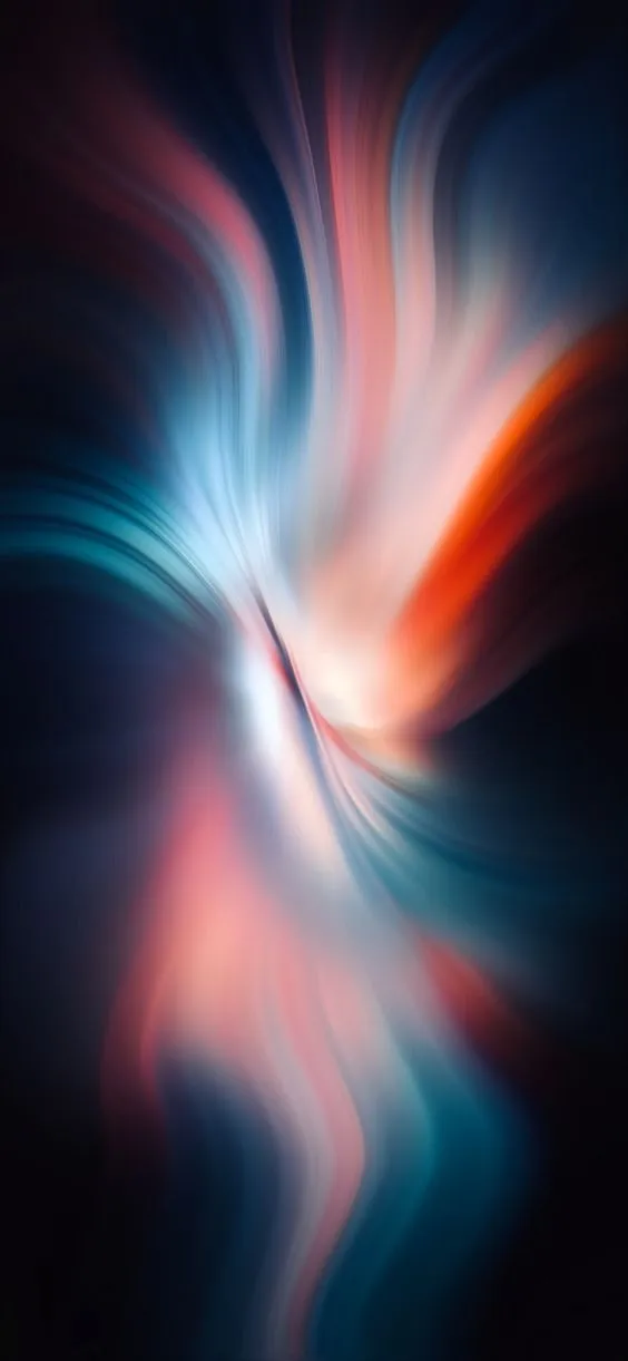 Abstract Blue and Red Light Energy Swirl Art Wallpaper