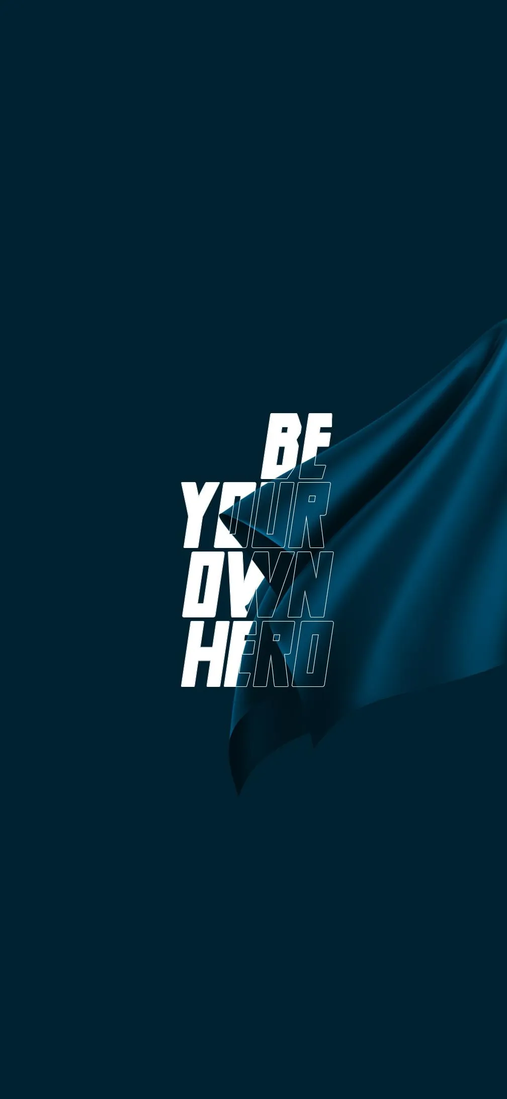 Abstract Blue Flag Mobile Wallpaper with Dynamic Design