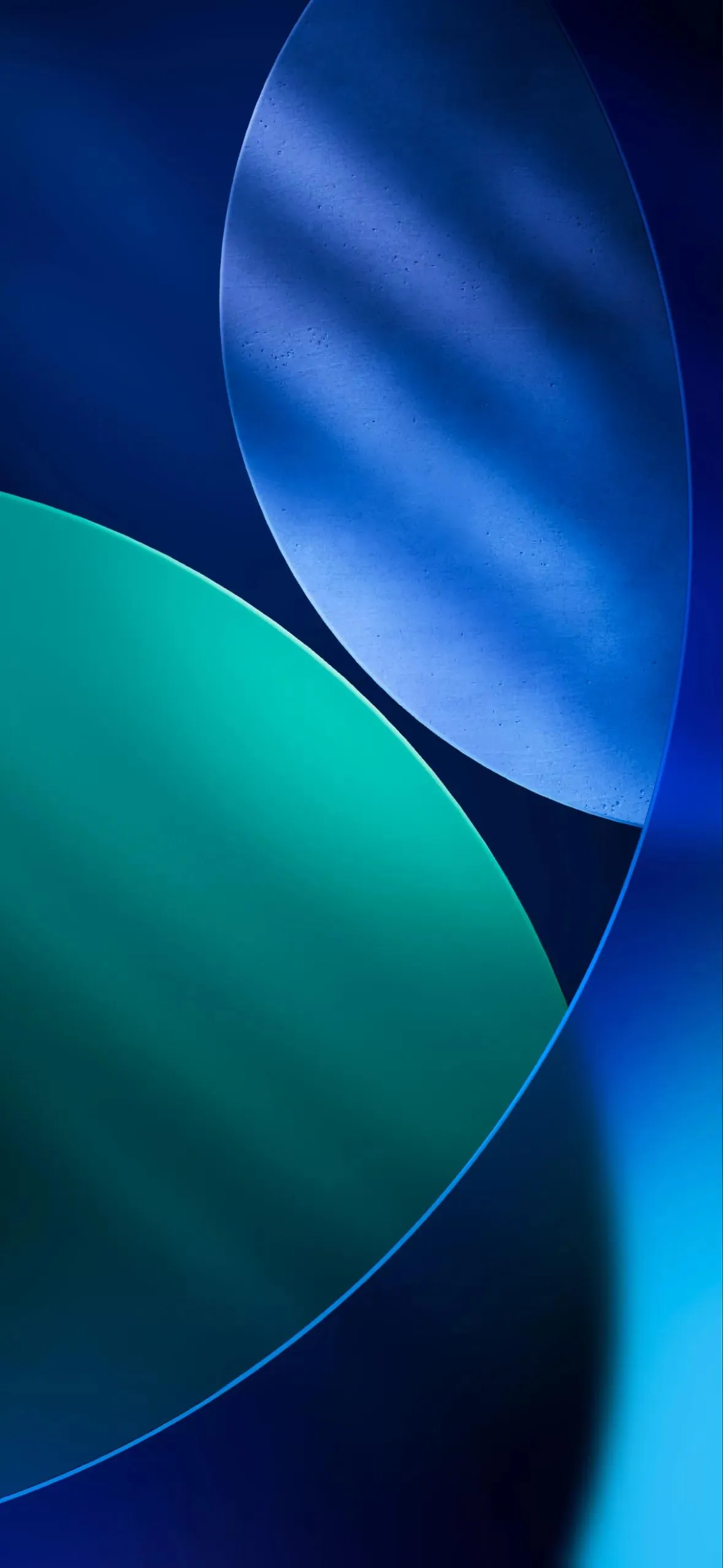 Abstract Blue Green Gradient Modern Phone Wallpaper