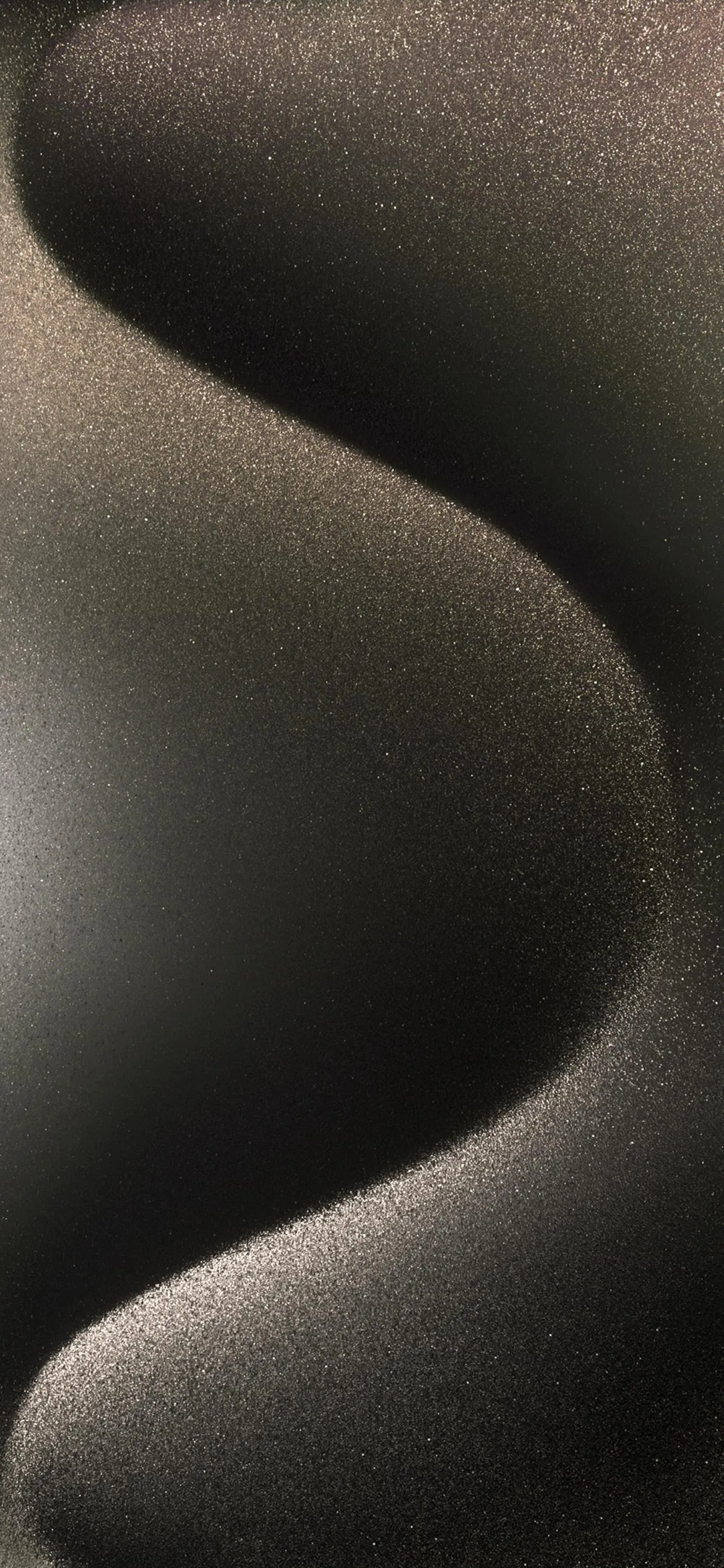 Abstract Closeup of Smooth Curves in Black and Tan Wallpaper
