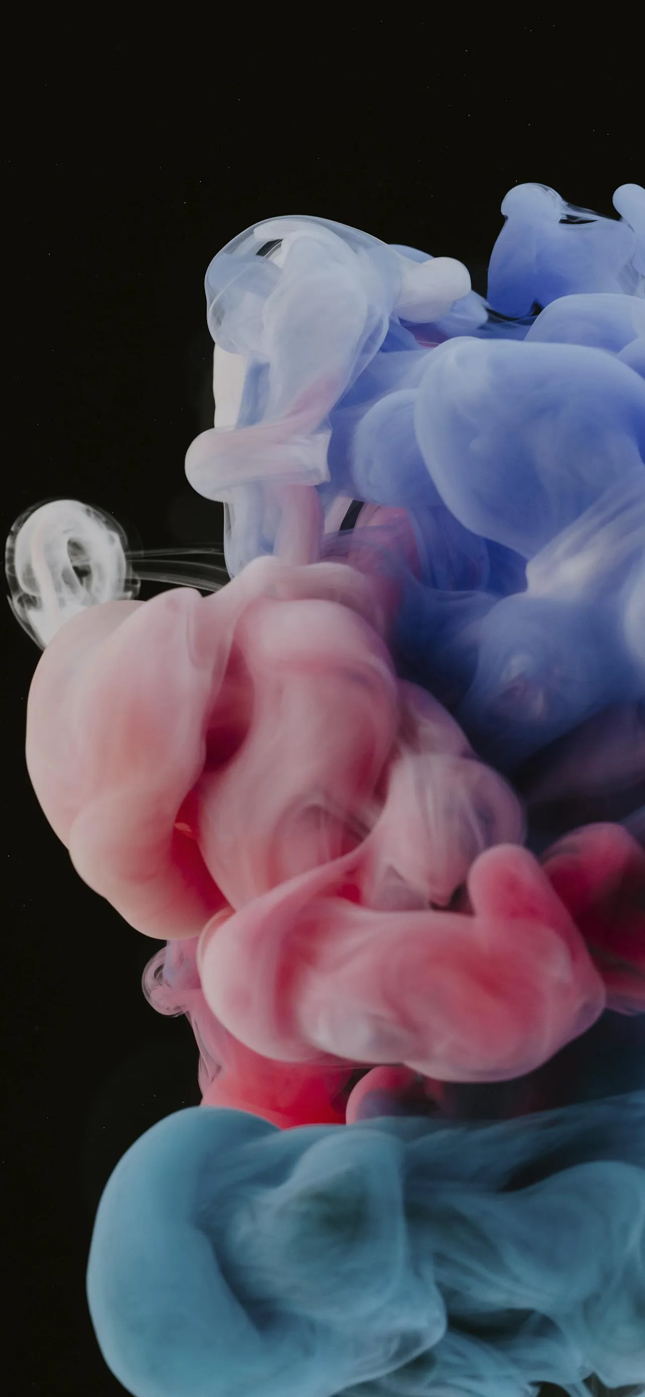 Abstract Color Cloud Art for Creative Phone Wallpaper