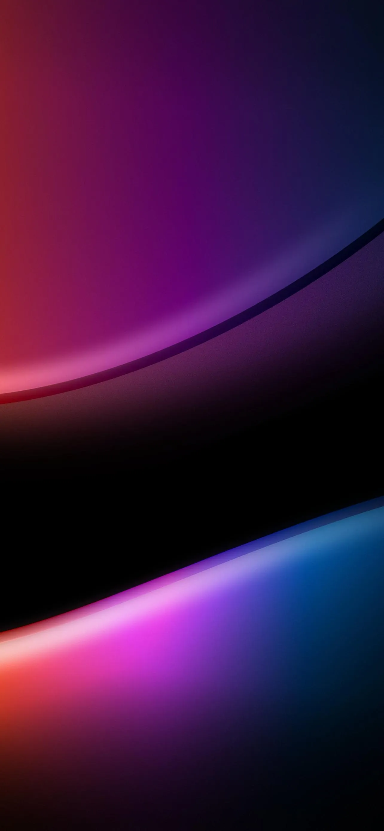 Abstract Color Gradient in Modern Purple Blend Wallpaper