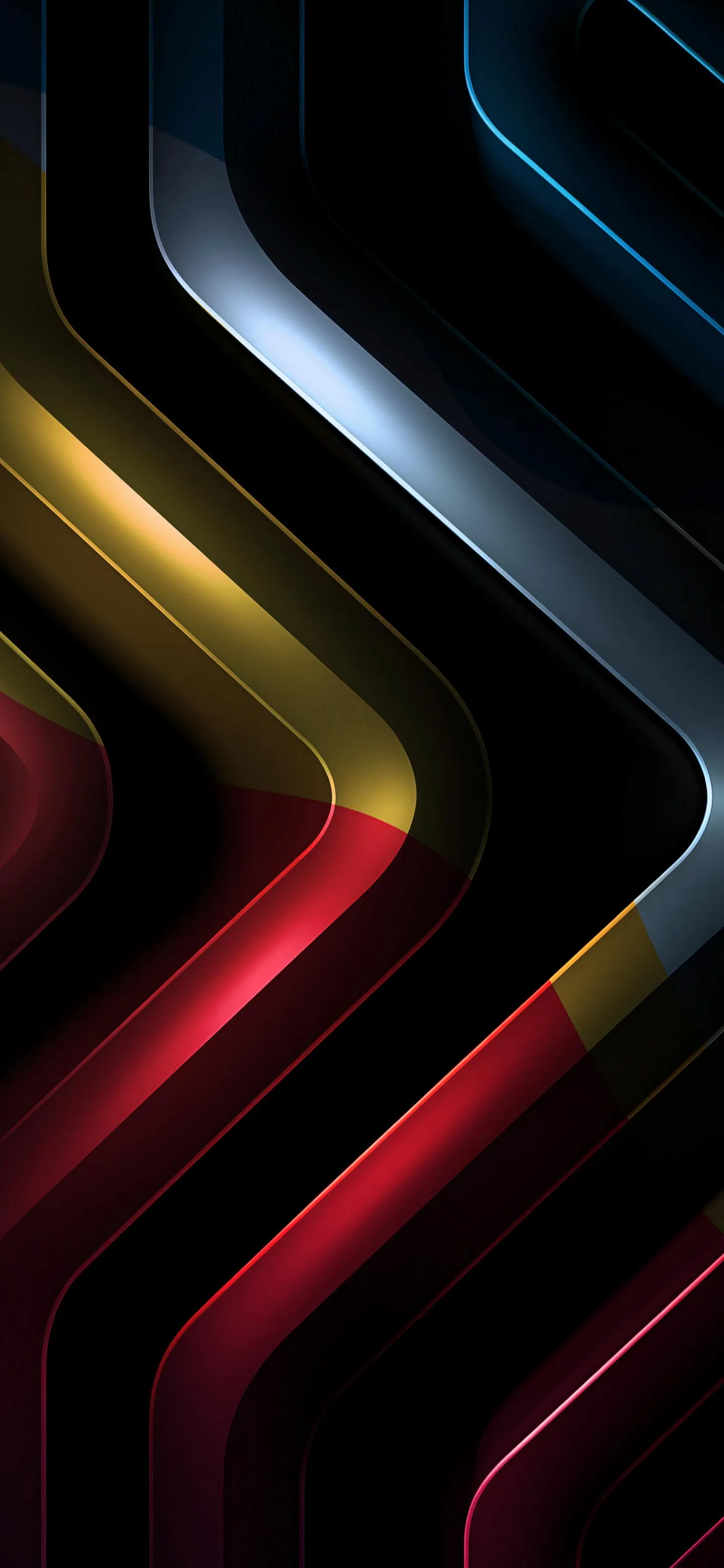 Abstract Color Streak Creating Vibrant Wave Motion Wallpaper